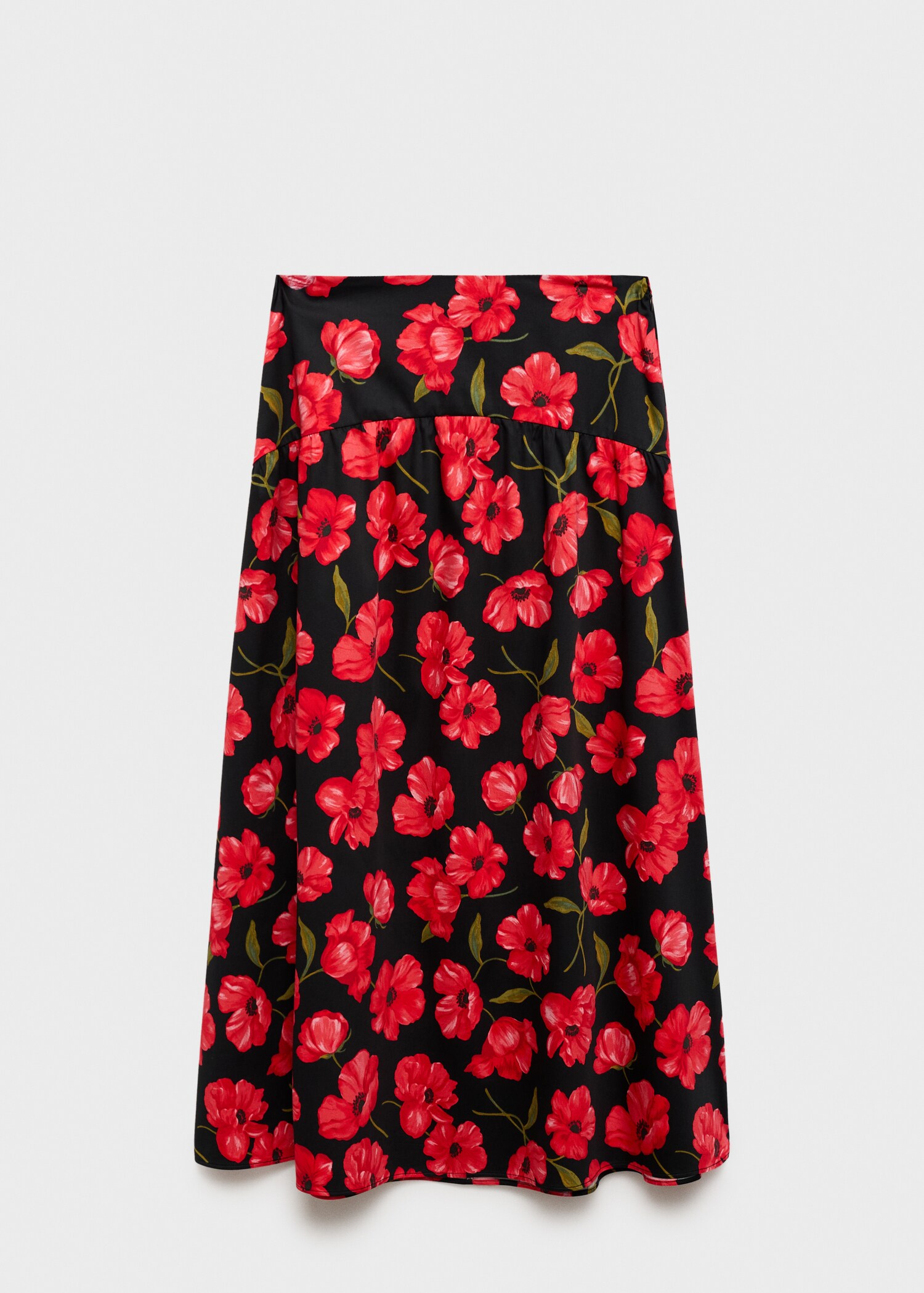 Floral-print flared skirt - Article without model