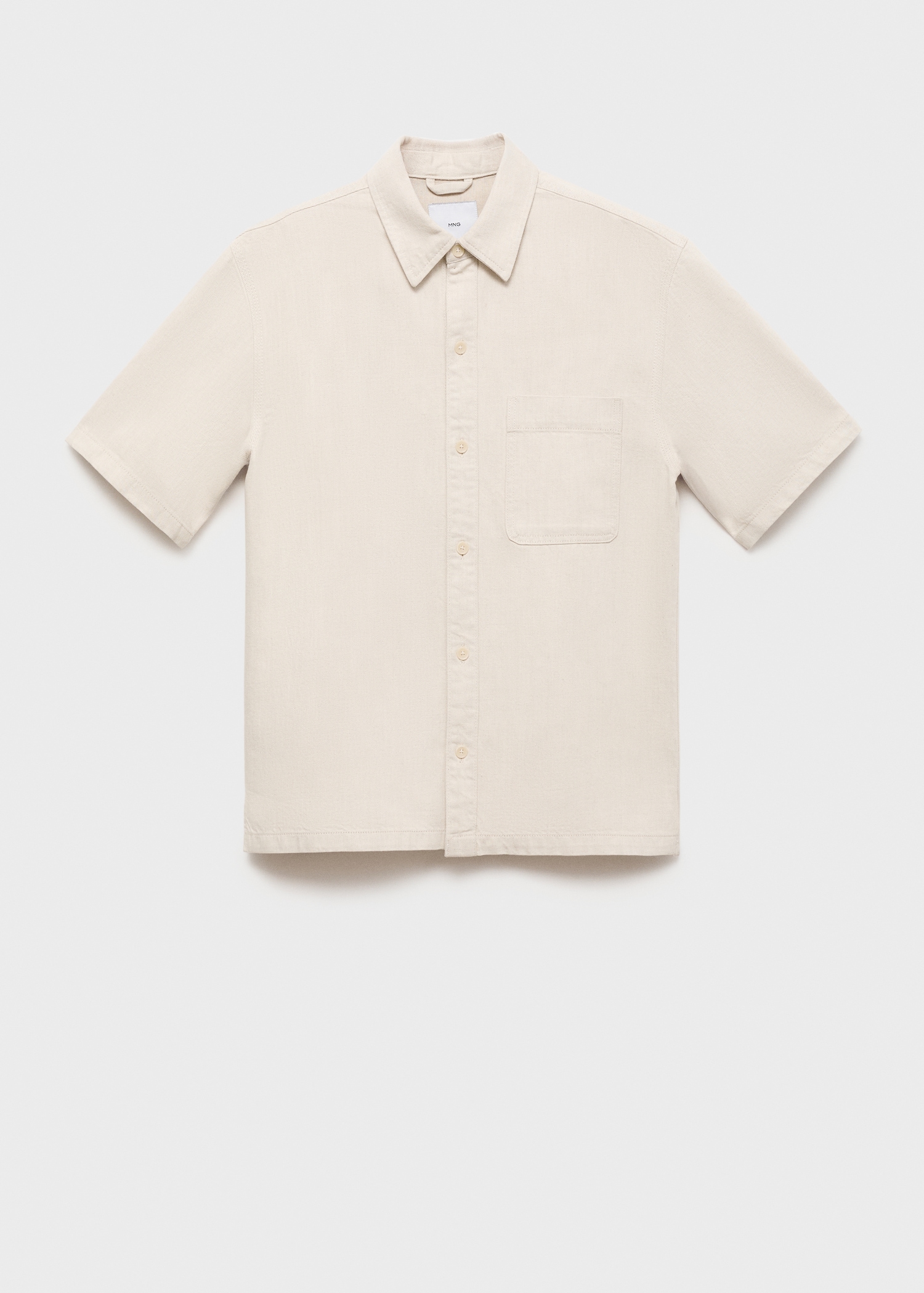 Camisa mezcla lino algodón - Artículo sin modelo