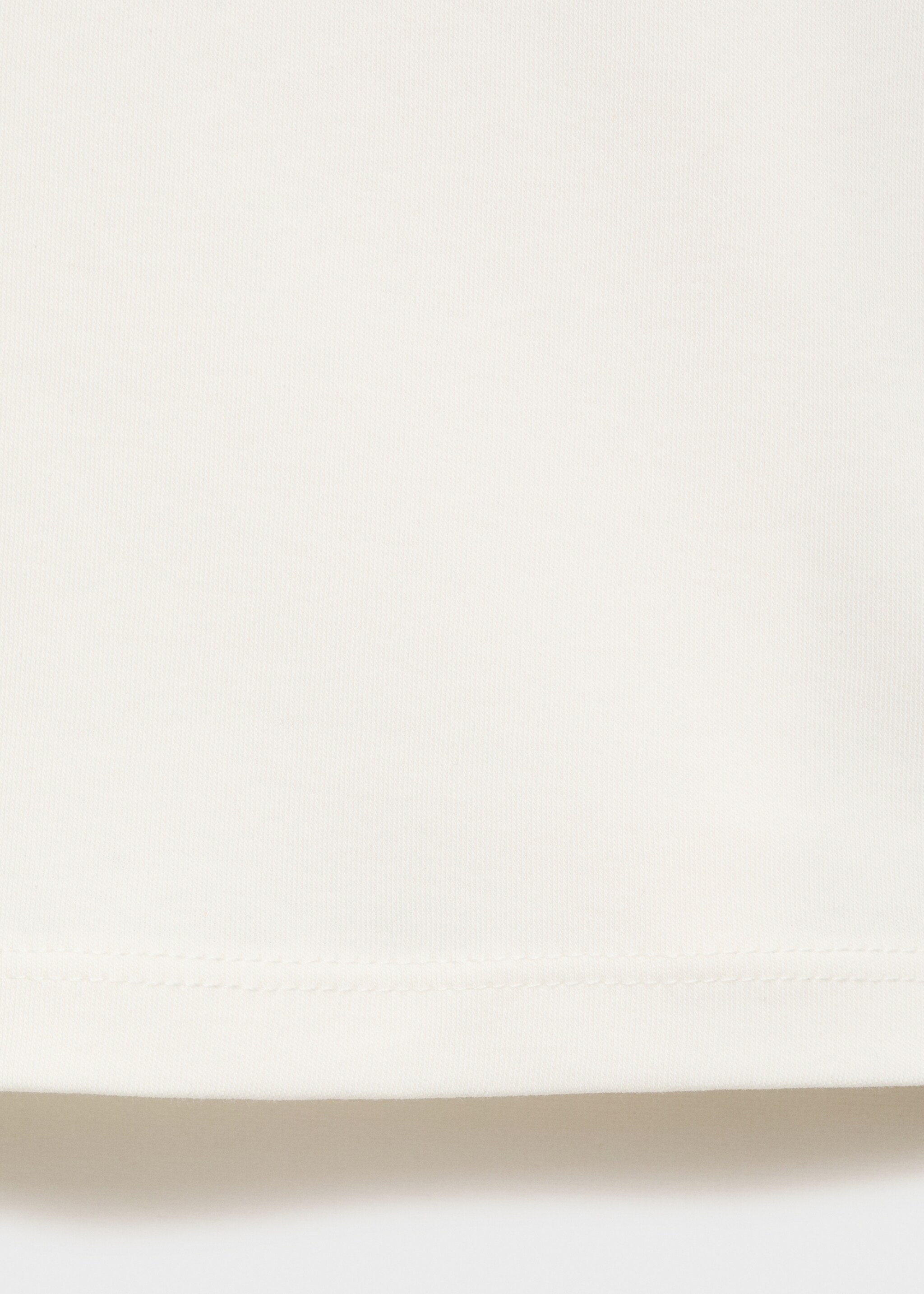 Floral embroidered cotton t-shirt - Details of the article 0