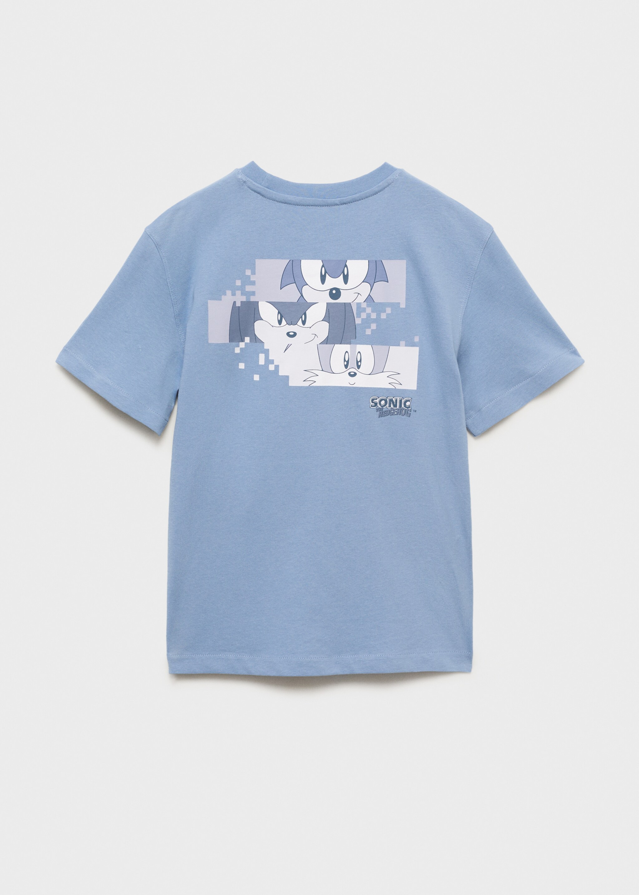 Embossed Sonic t-shirt - Reverse of the article