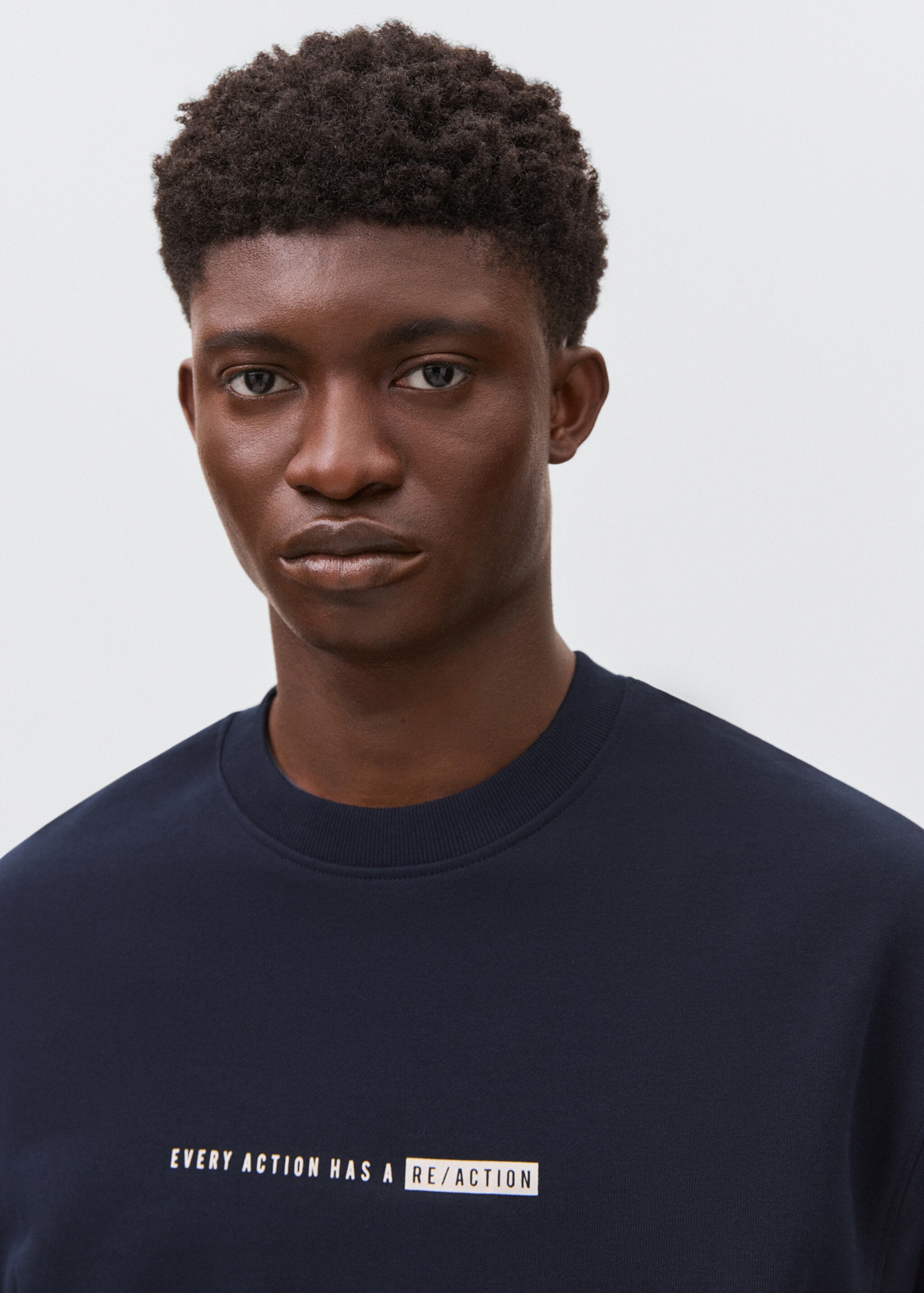 Gemustertes Baumwoll-Sweatshirt - Detail des Artikels 1