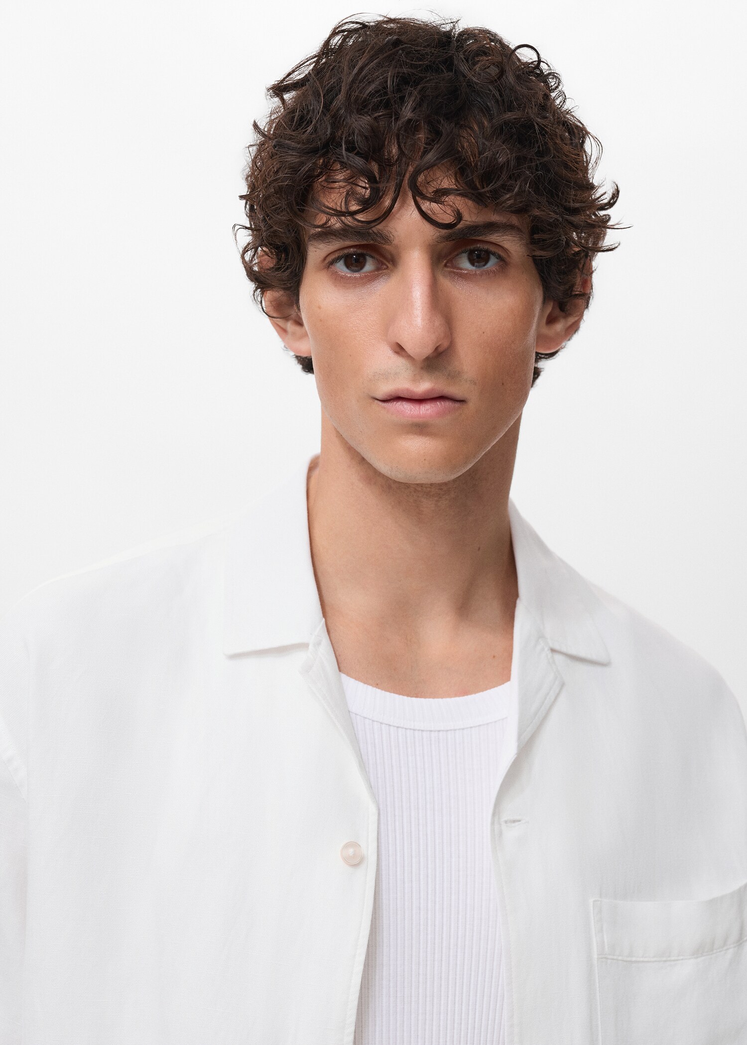 Chemise regular-fit lin mélangé - Détail de l'article 1