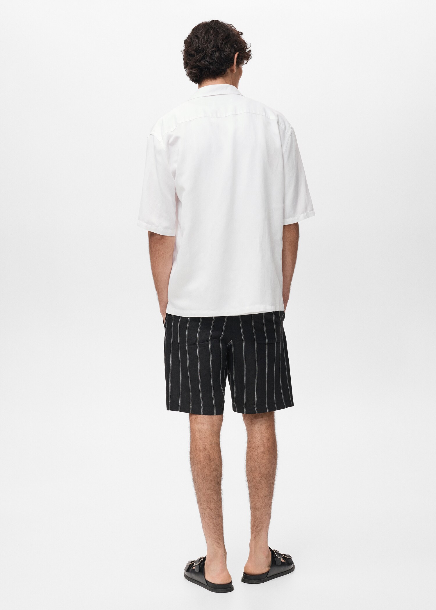 Chemise regular-fit lin mélangé - Verso de l’article