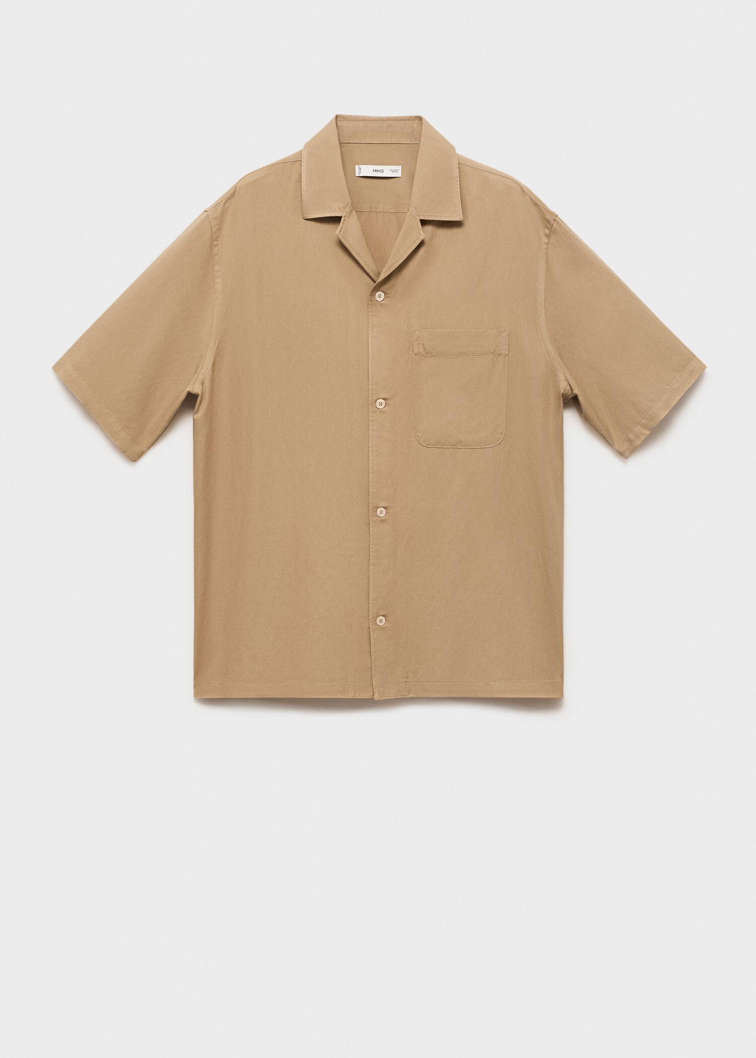 Regular fit ing lenkeverékből - Termék modell nélkül