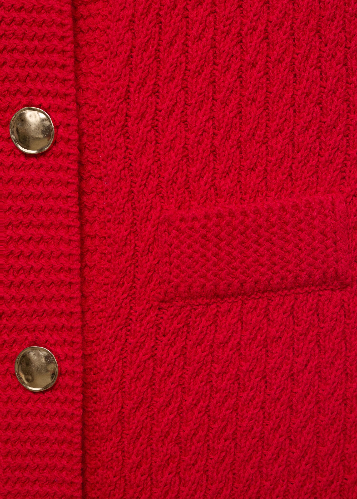 Gilet maille épaisse boutons - Détail de l'article 0
