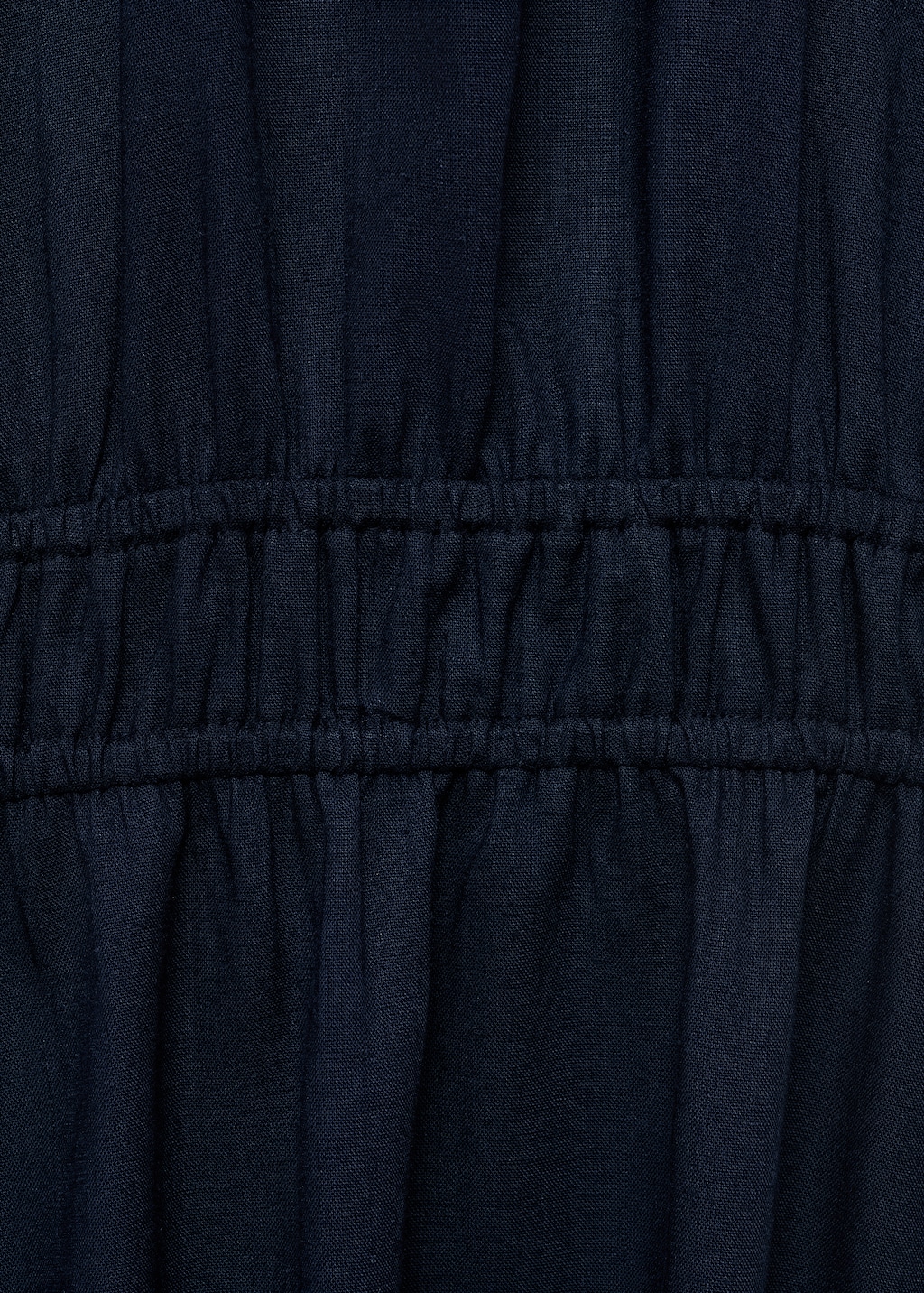 Halter-neck linen dress