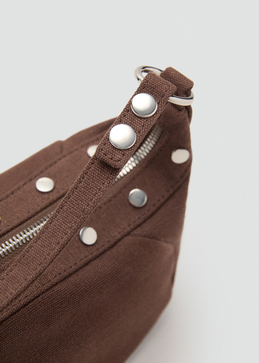 Studded shoulder bag