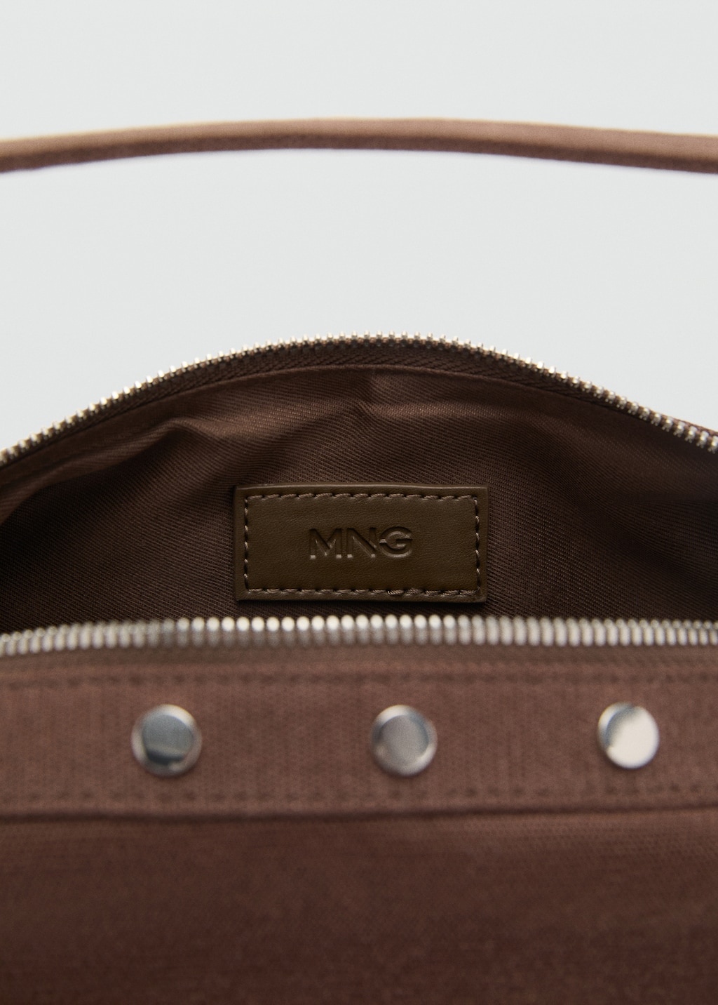 Studded shoulder bag