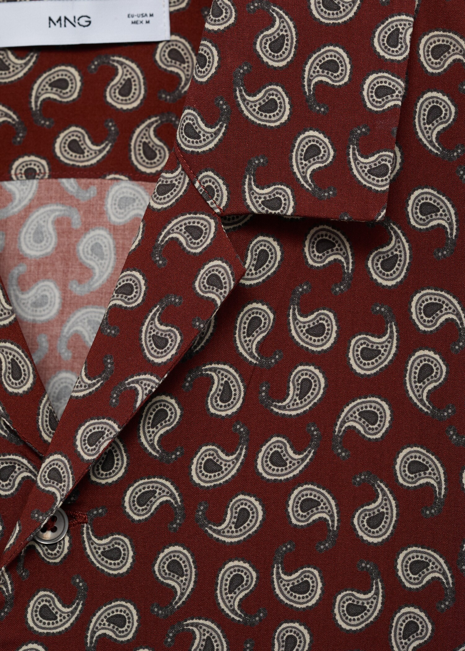 Printed fluid regular-fit shirt - Details of the article 0