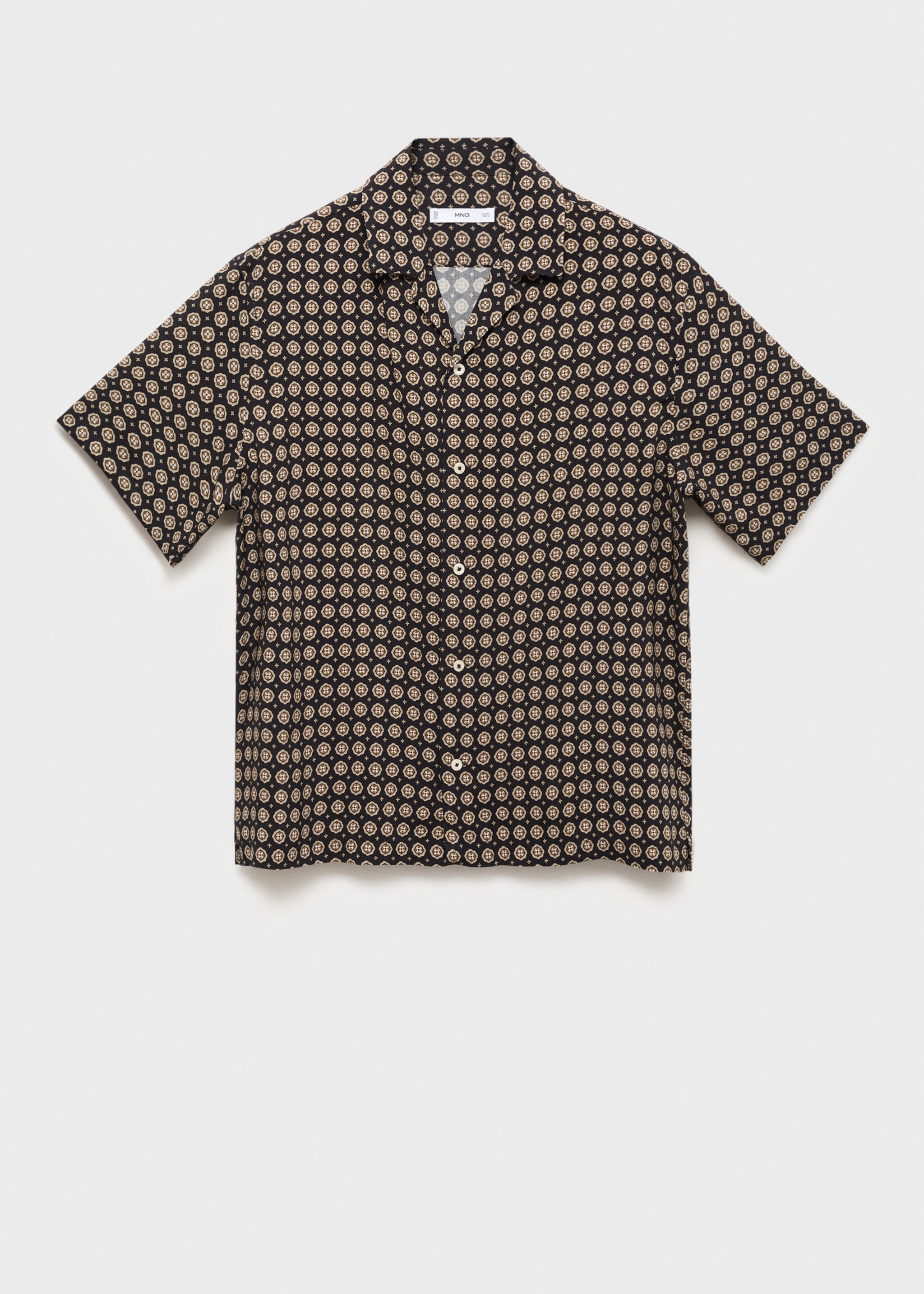 Printed fluid regular-fit shirt - Article without model