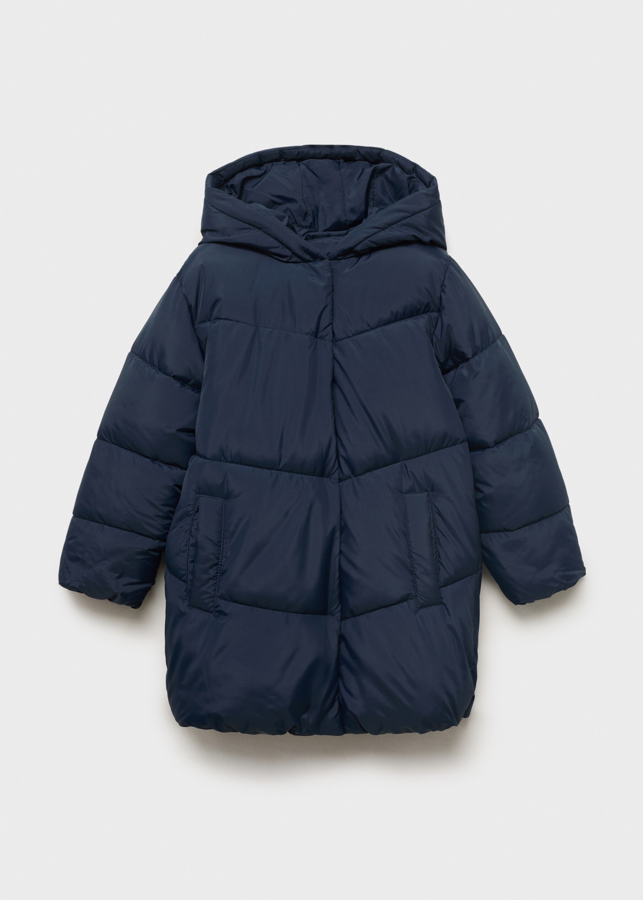 Hood quilted coat - Article without model