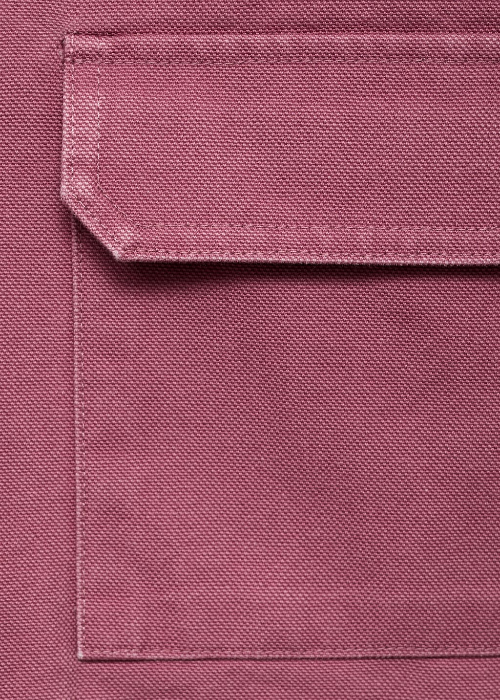 Denim barn jacket with contrasting collar