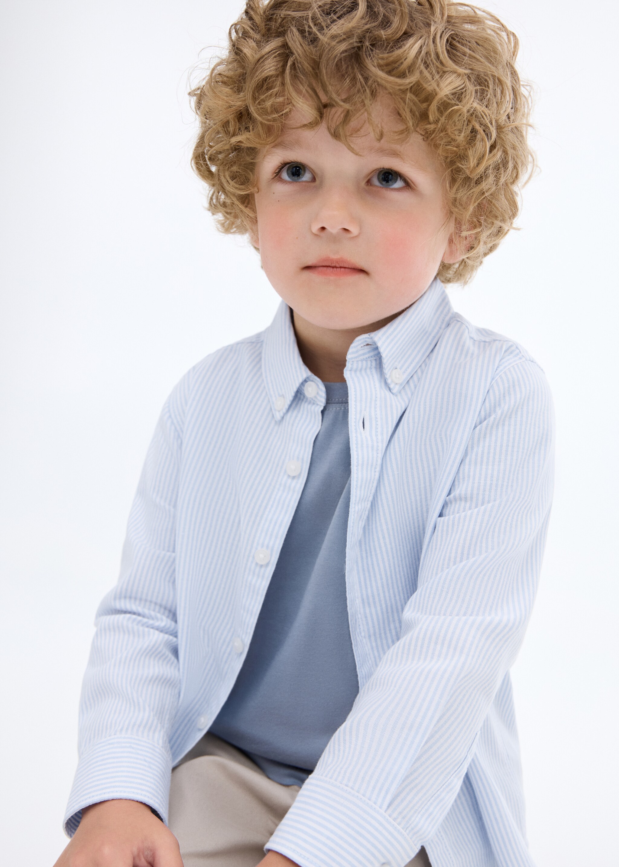 Striped Oxford shirt - Medium plane