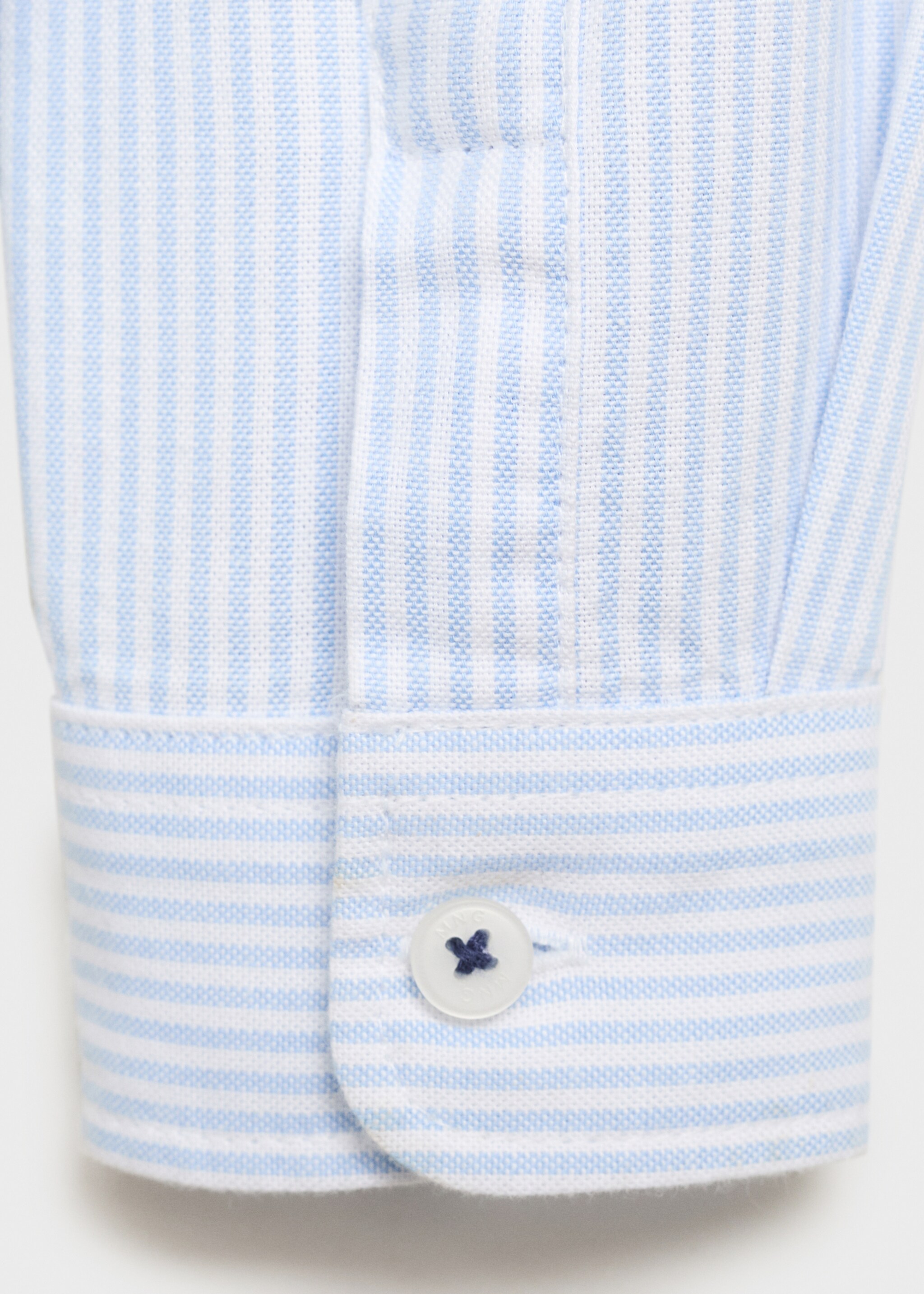 Striped Oxford shirt - Details of the article 0