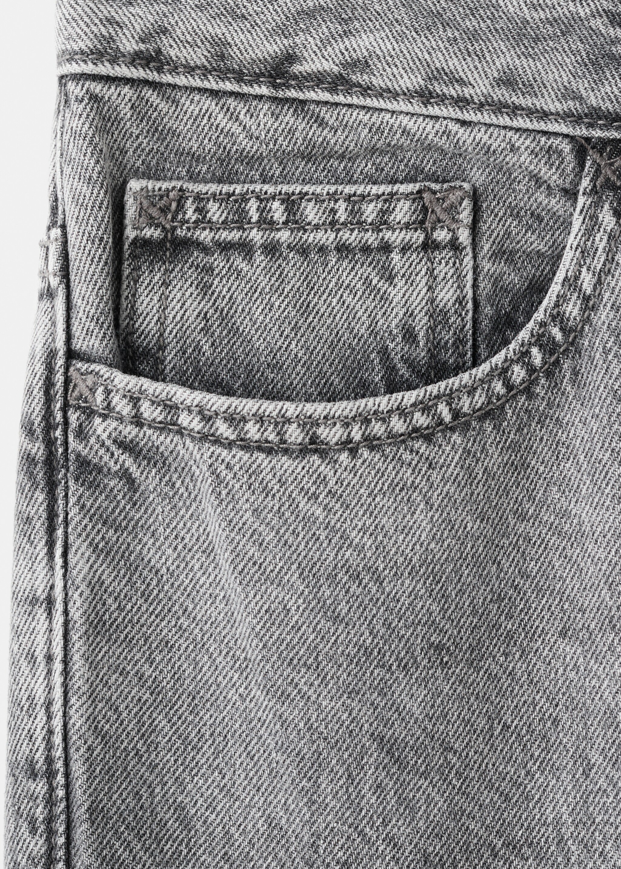 Regular-fit jeans - Details of the article 0, Denim Grey. Ref: 17043279-00.