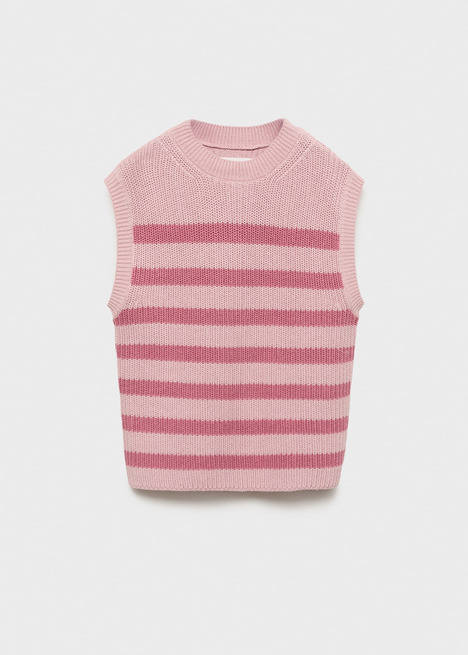 Striped knitted gilet MANGO Egypt