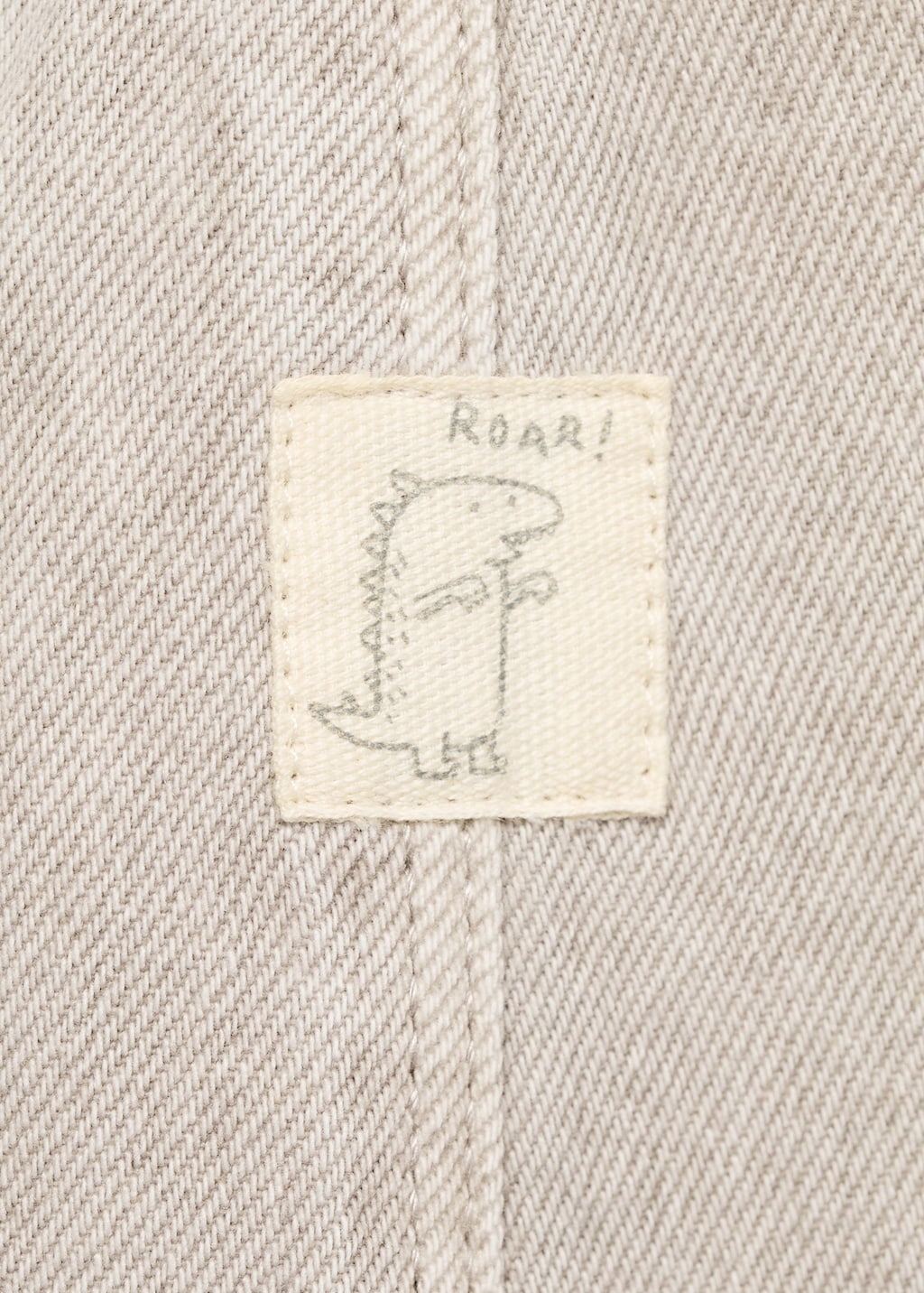 Long denim dungarees