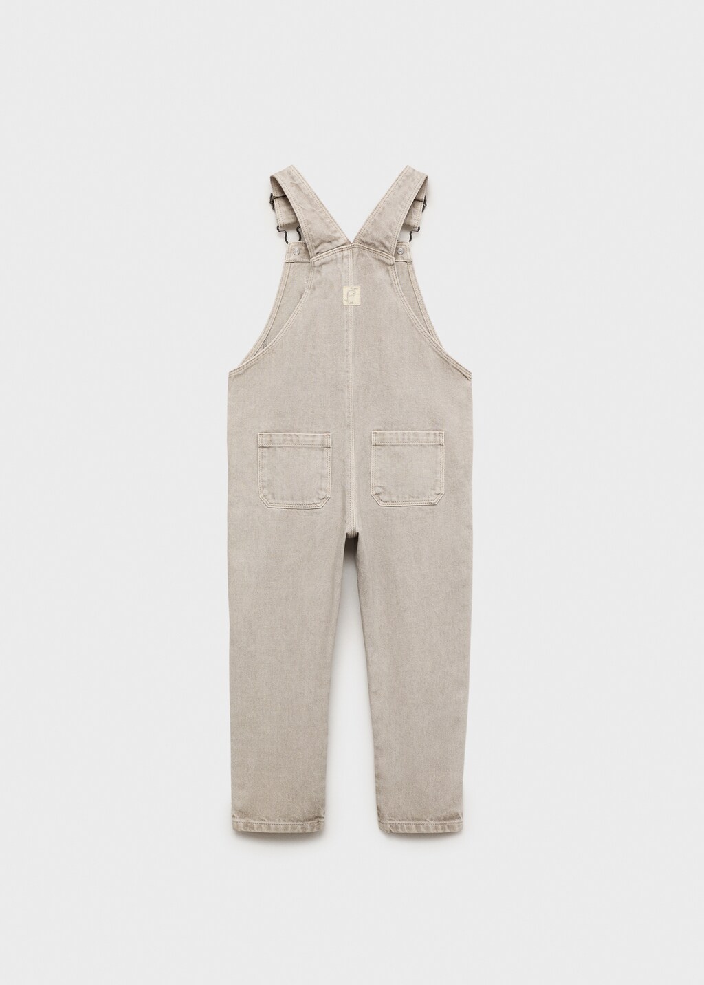 Long denim dungarees