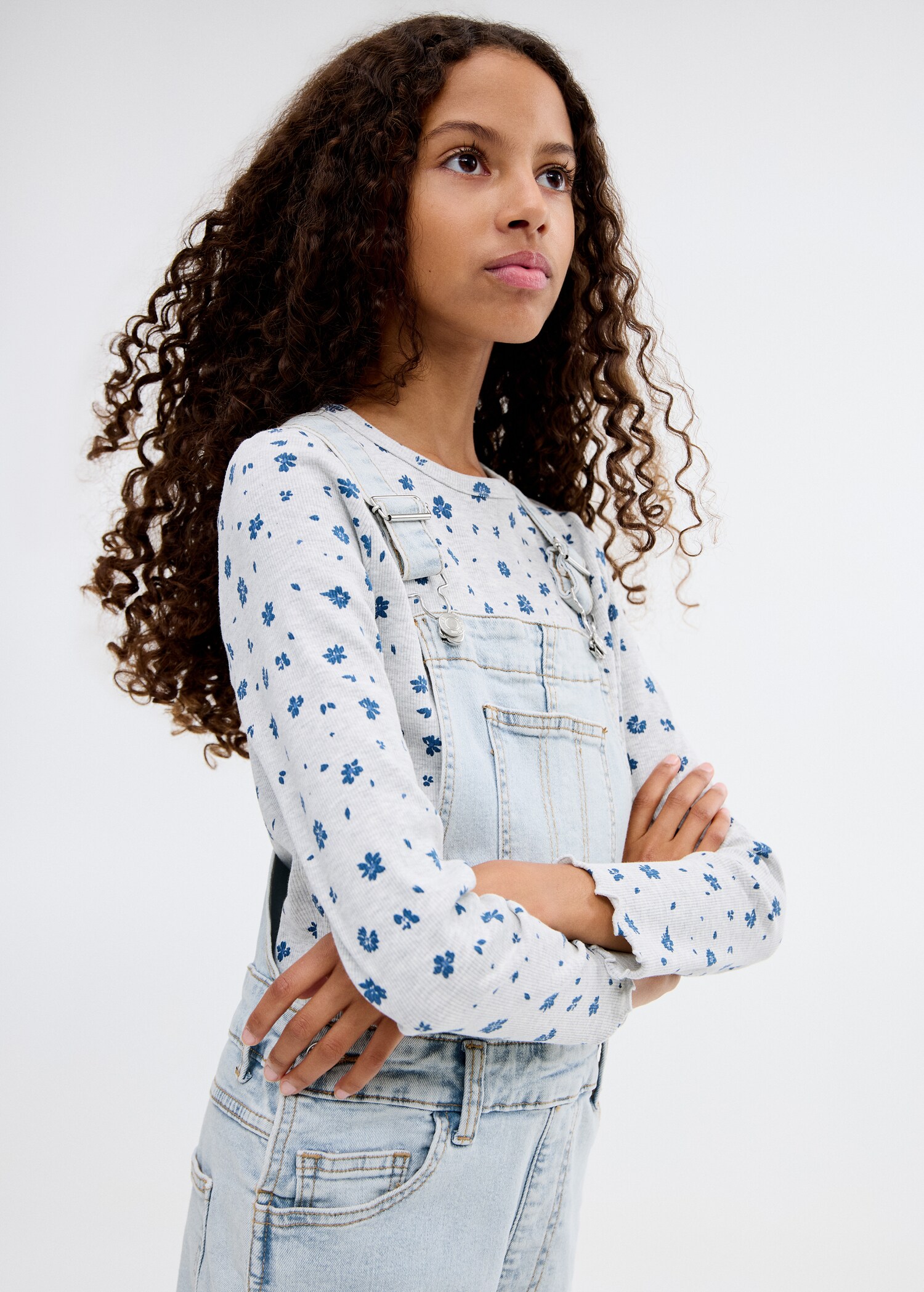 Salopette en denim coton - Détail de l'article 1