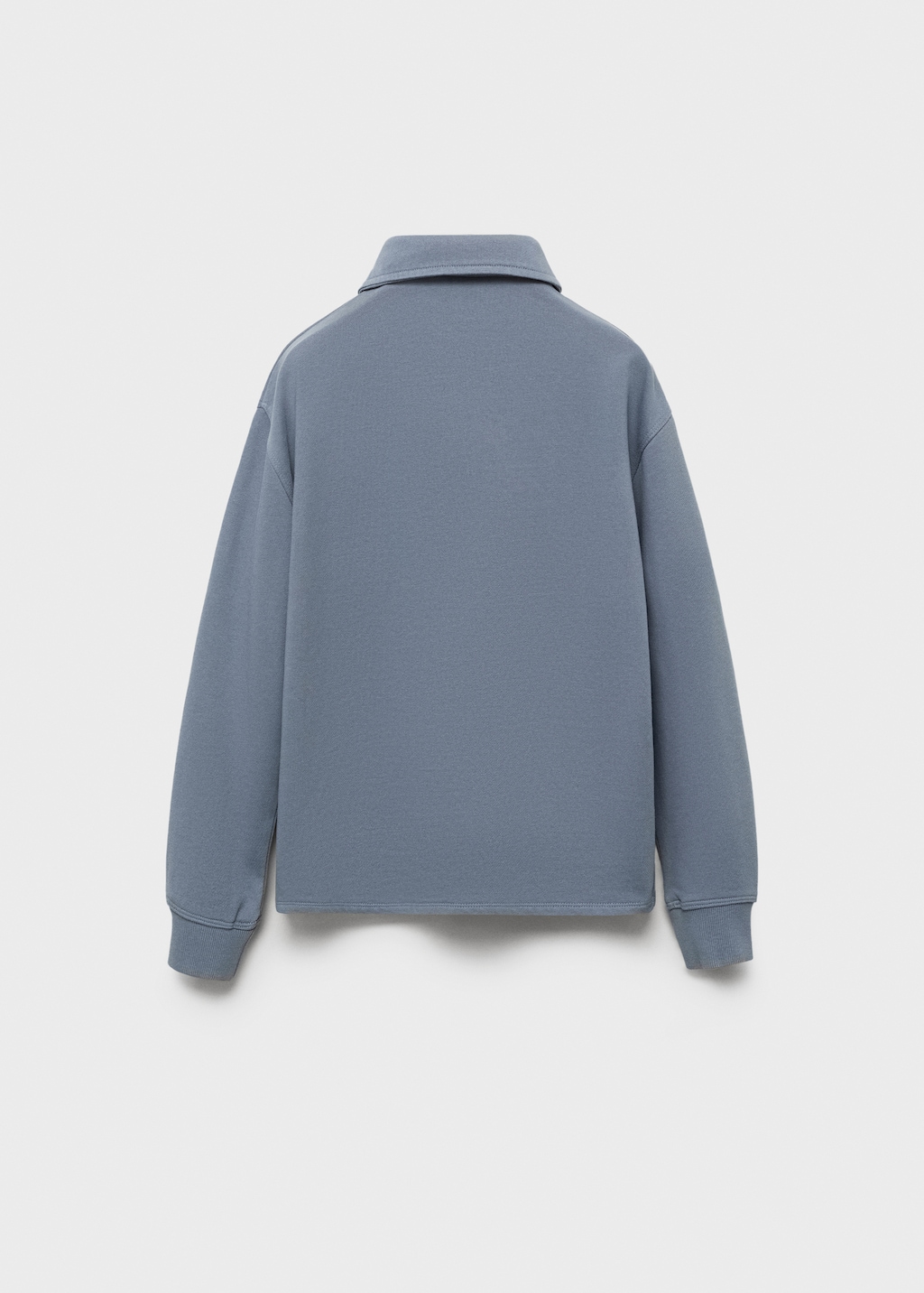 Polo-neck sweatshirt