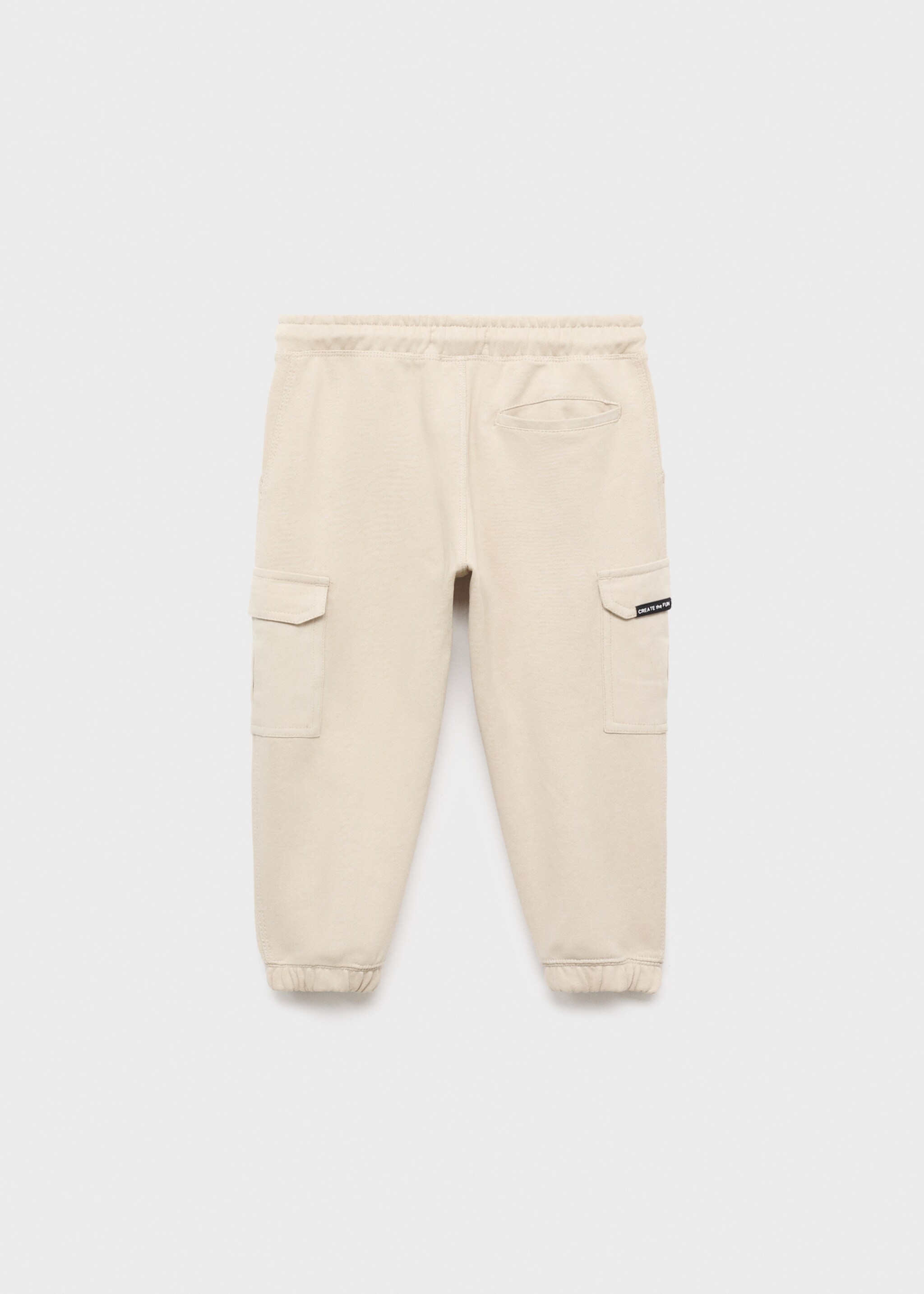 Joggers cargo com cordão - Verso do artigo