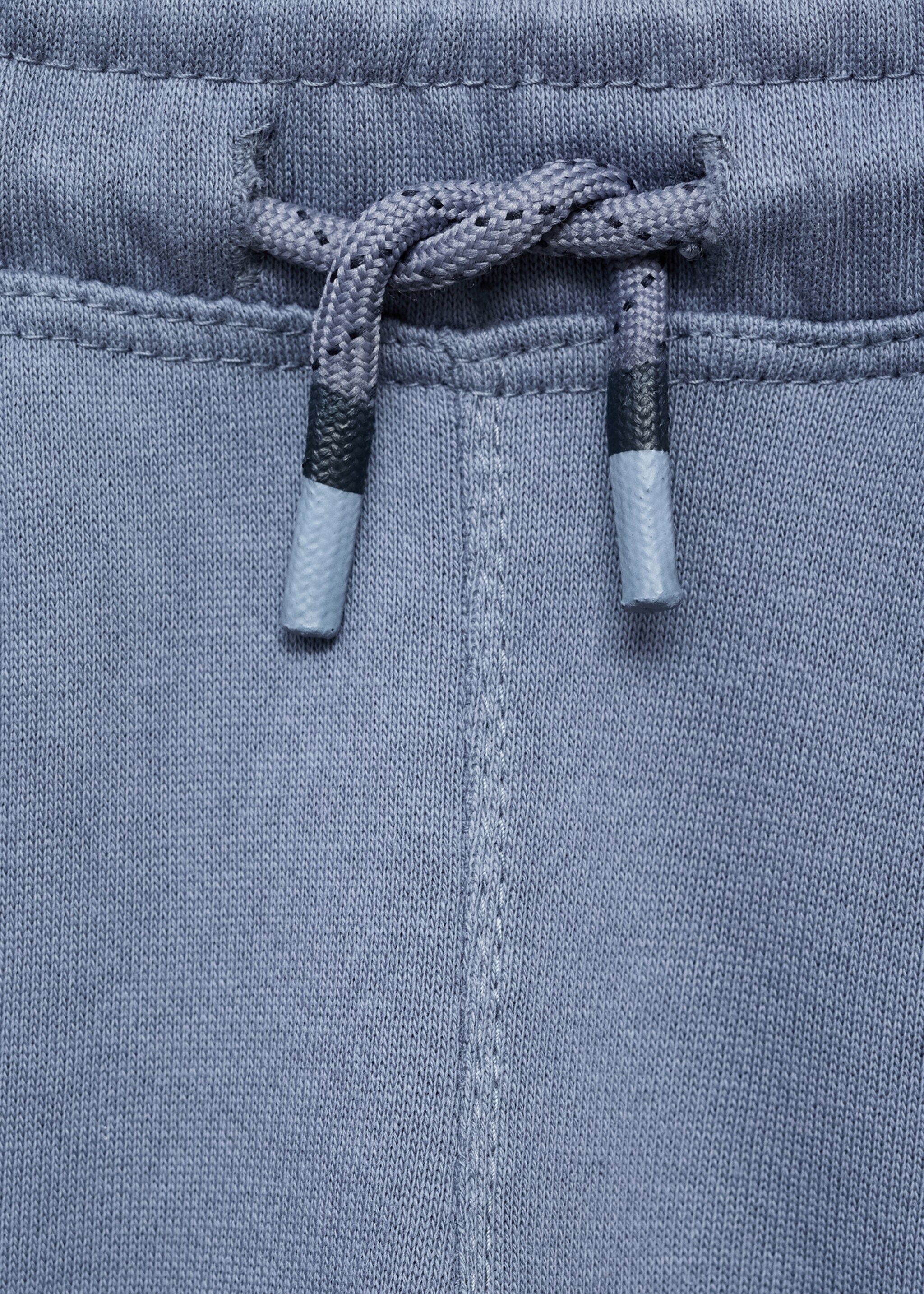 Cargo joggers with drawstring - Details of the article 8, Blue. Ref: 17043287-00.