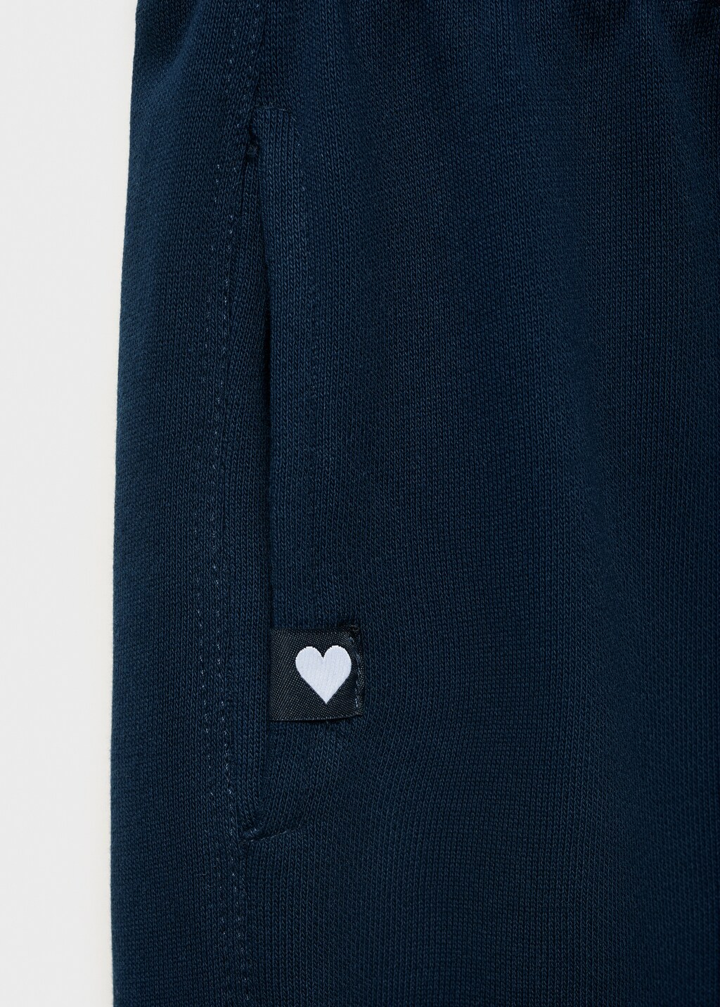 Cotton joggers with elastic waist