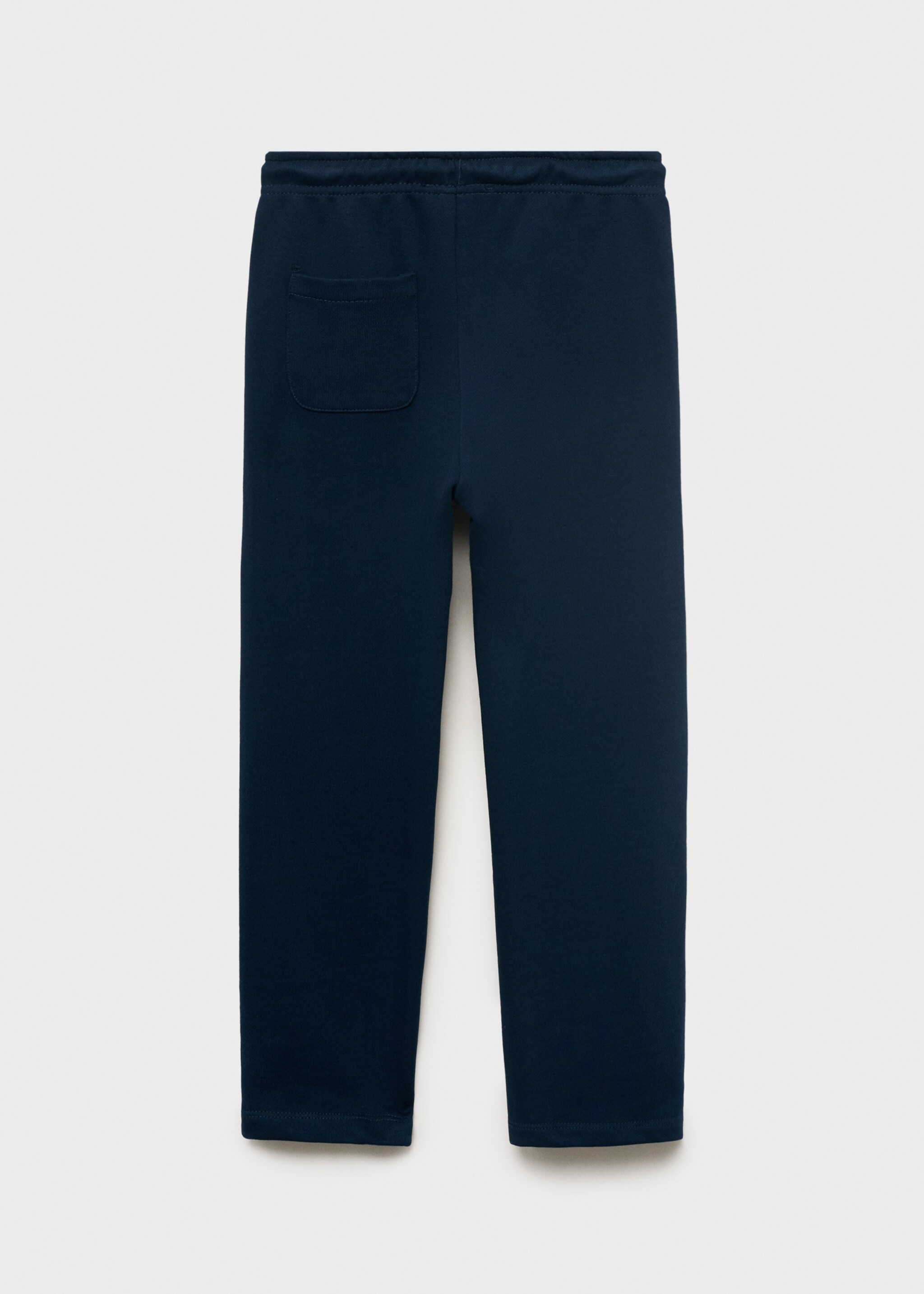 Cotton joggers with elastic waist - Reverse of the article