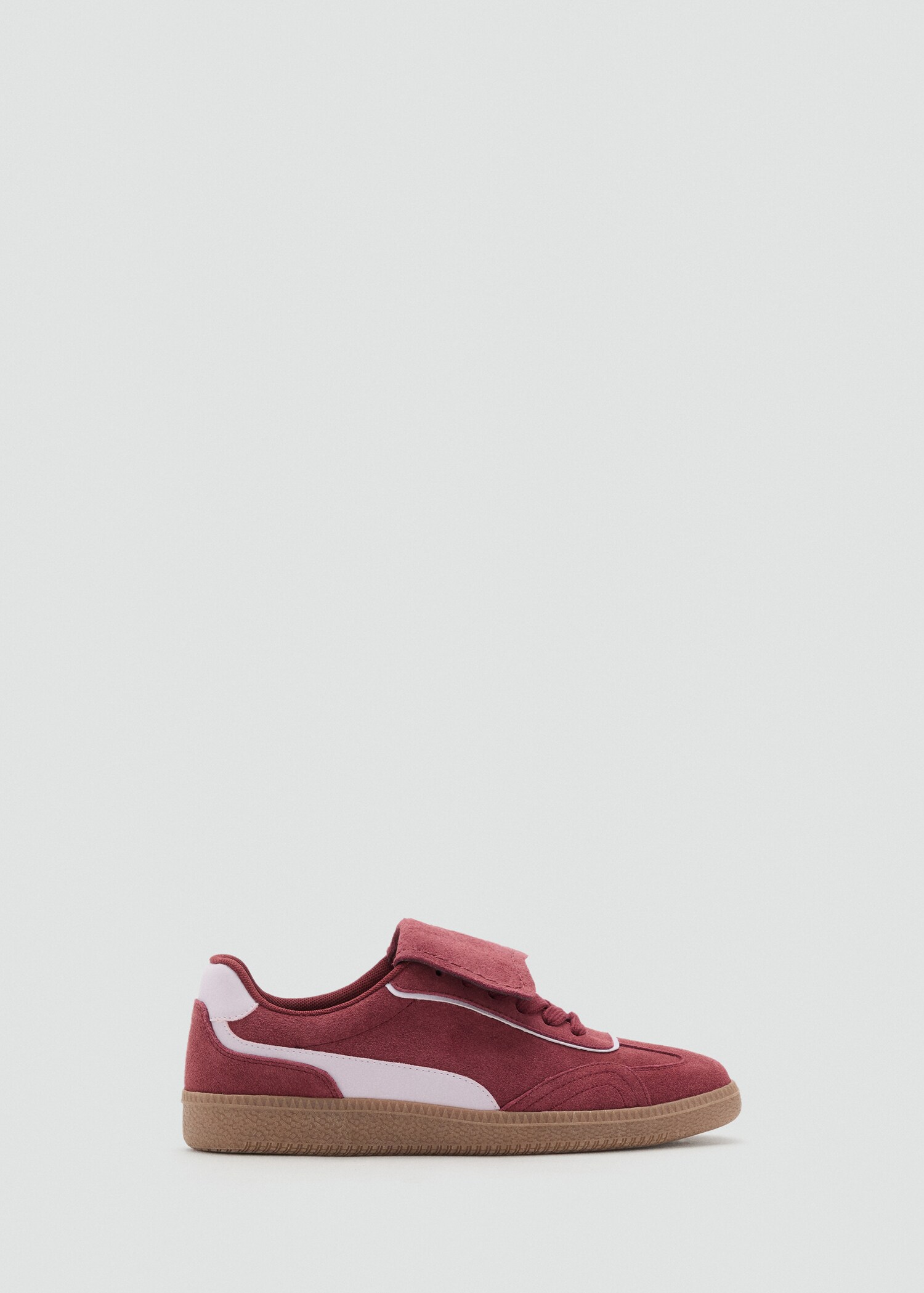 Combined suede leather trainers - Article without model