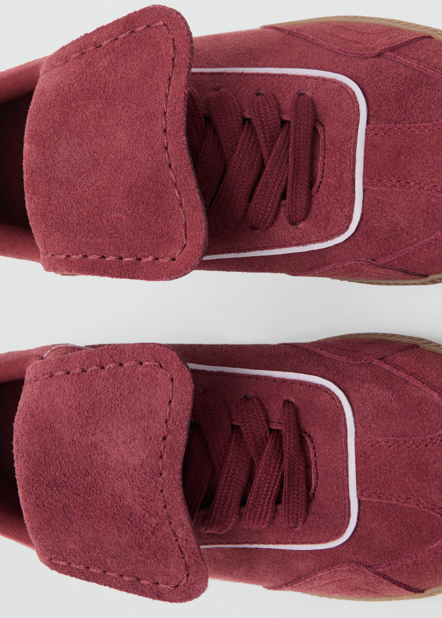 Combined suede leather trainers - Details of the article 3