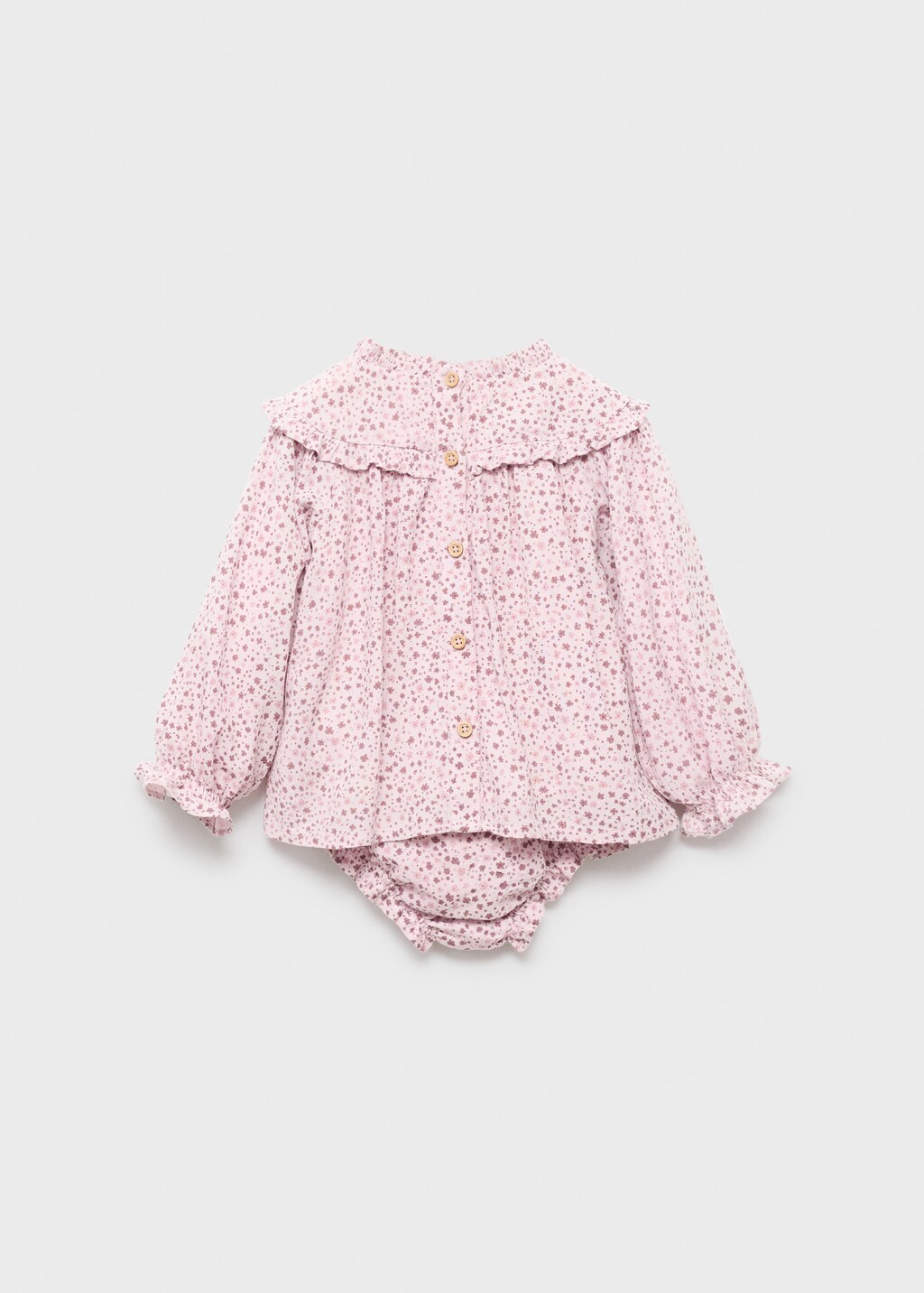 Printed dress and nappy cover