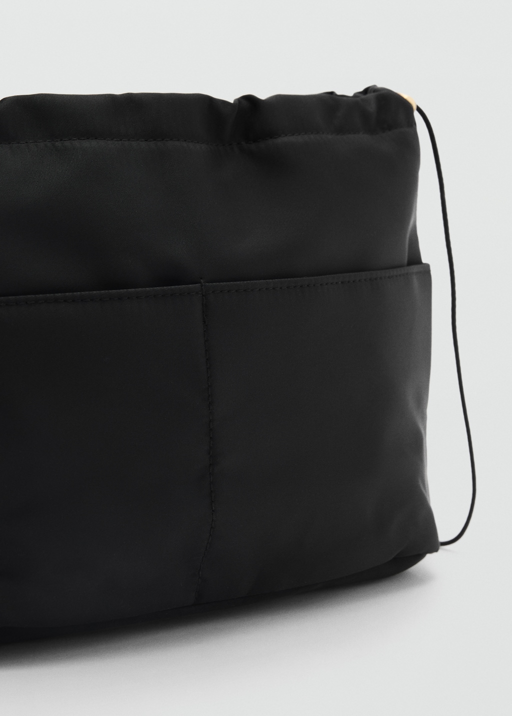 Nylon toiletry bag with pockets