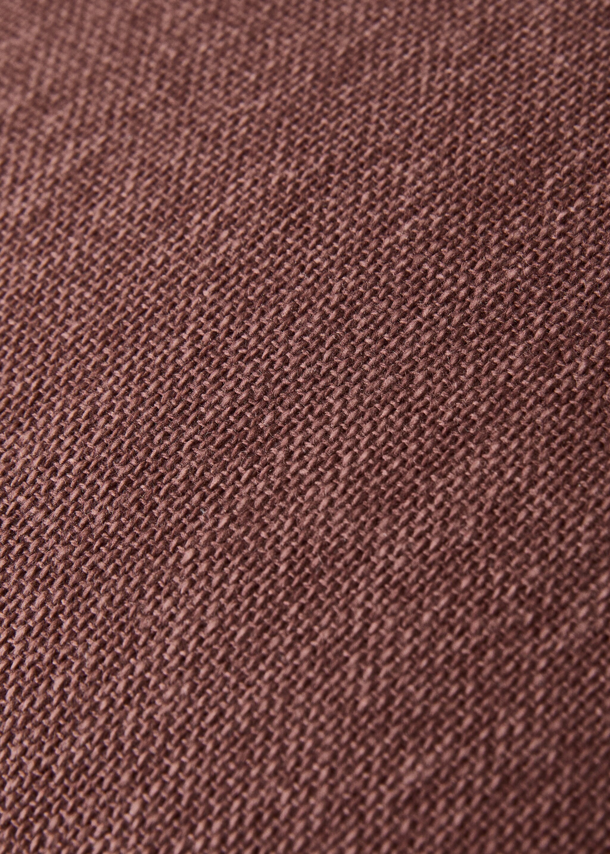 Copricuscino ribattitura 45x45 cm - Dettaglio dell'articolo 2, Arancione tostato. Ref: 17043310-00.