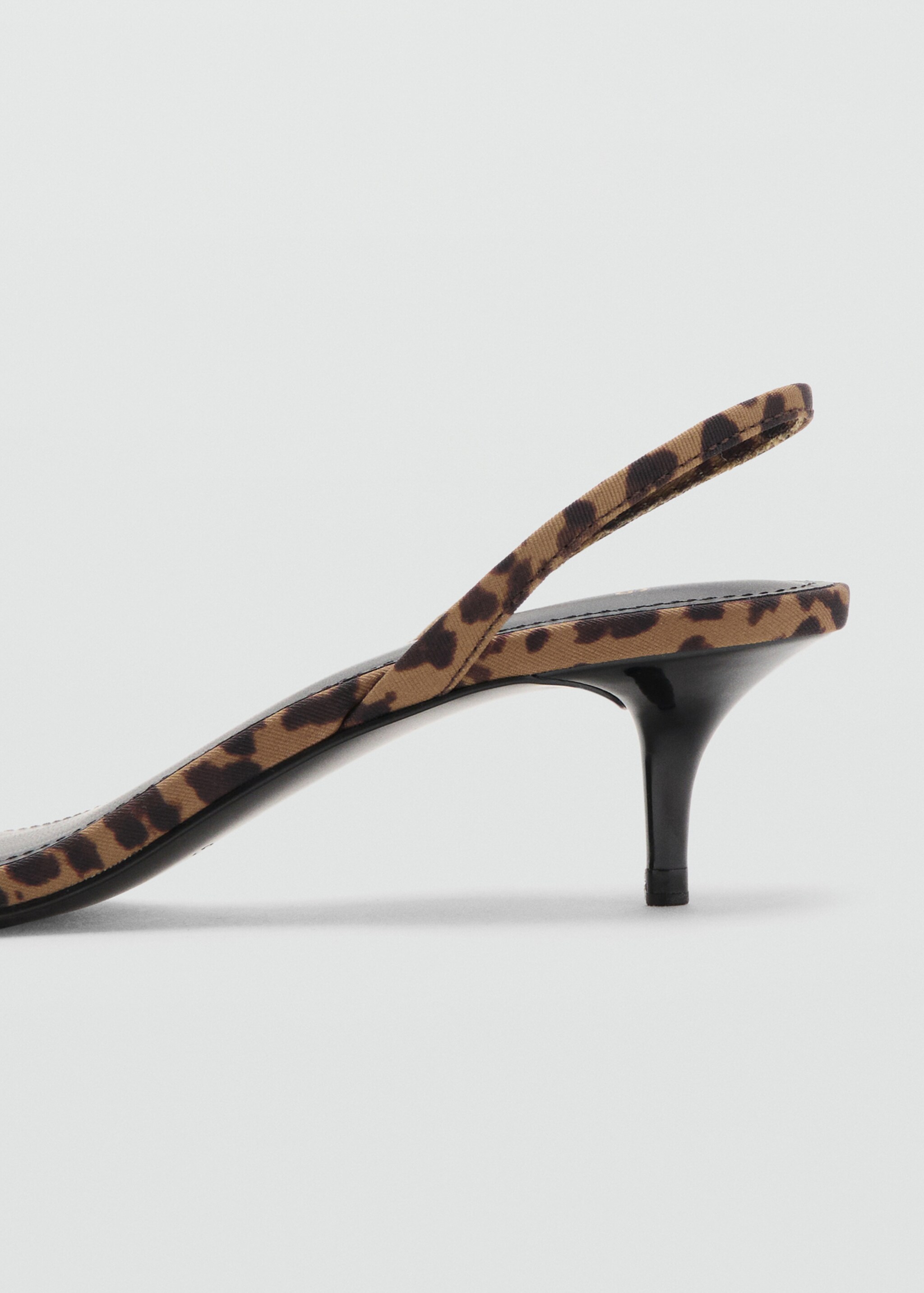Animal print heel sandal - Details of the article 1