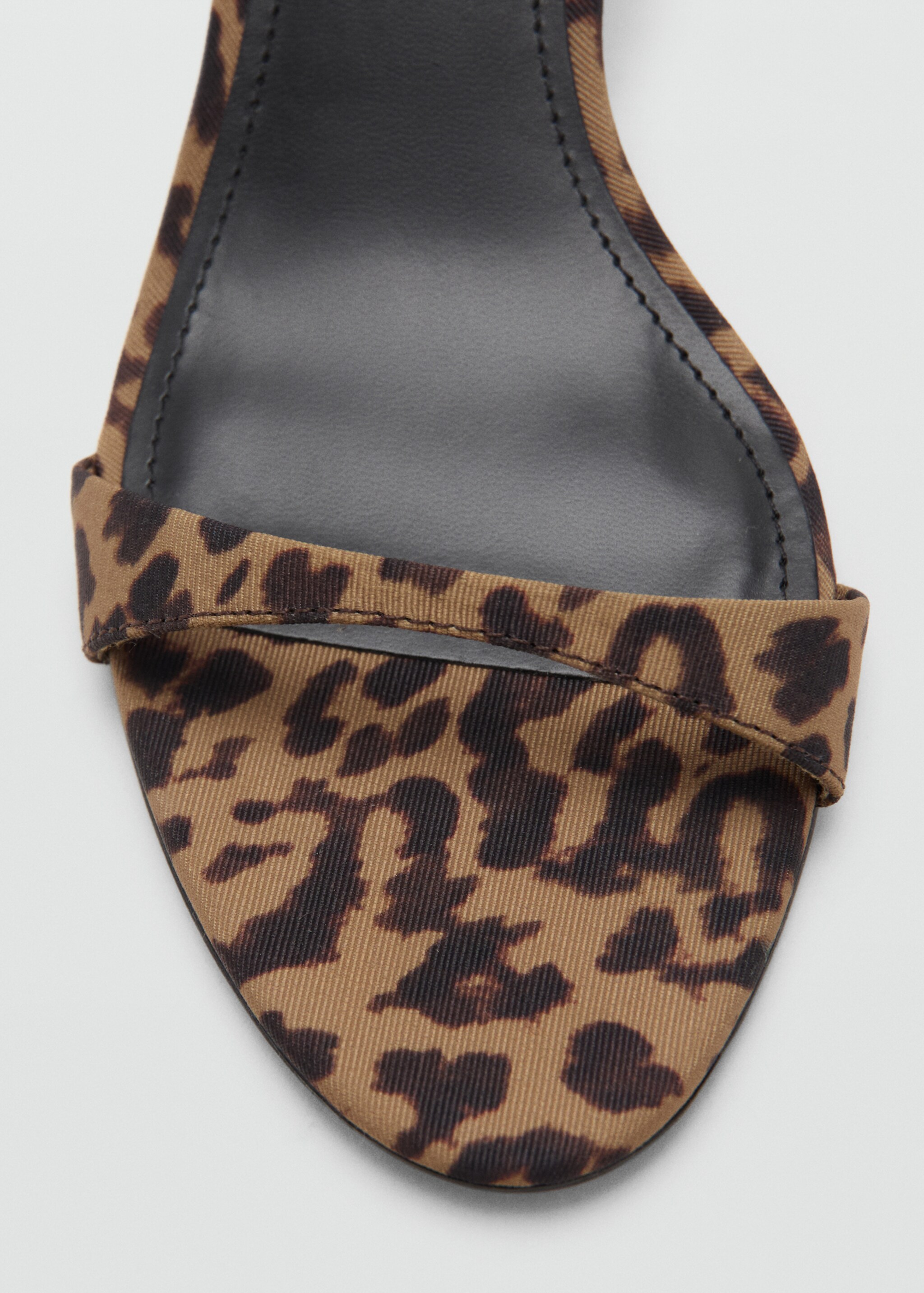 Animal print heel sandal - Details of the article 2