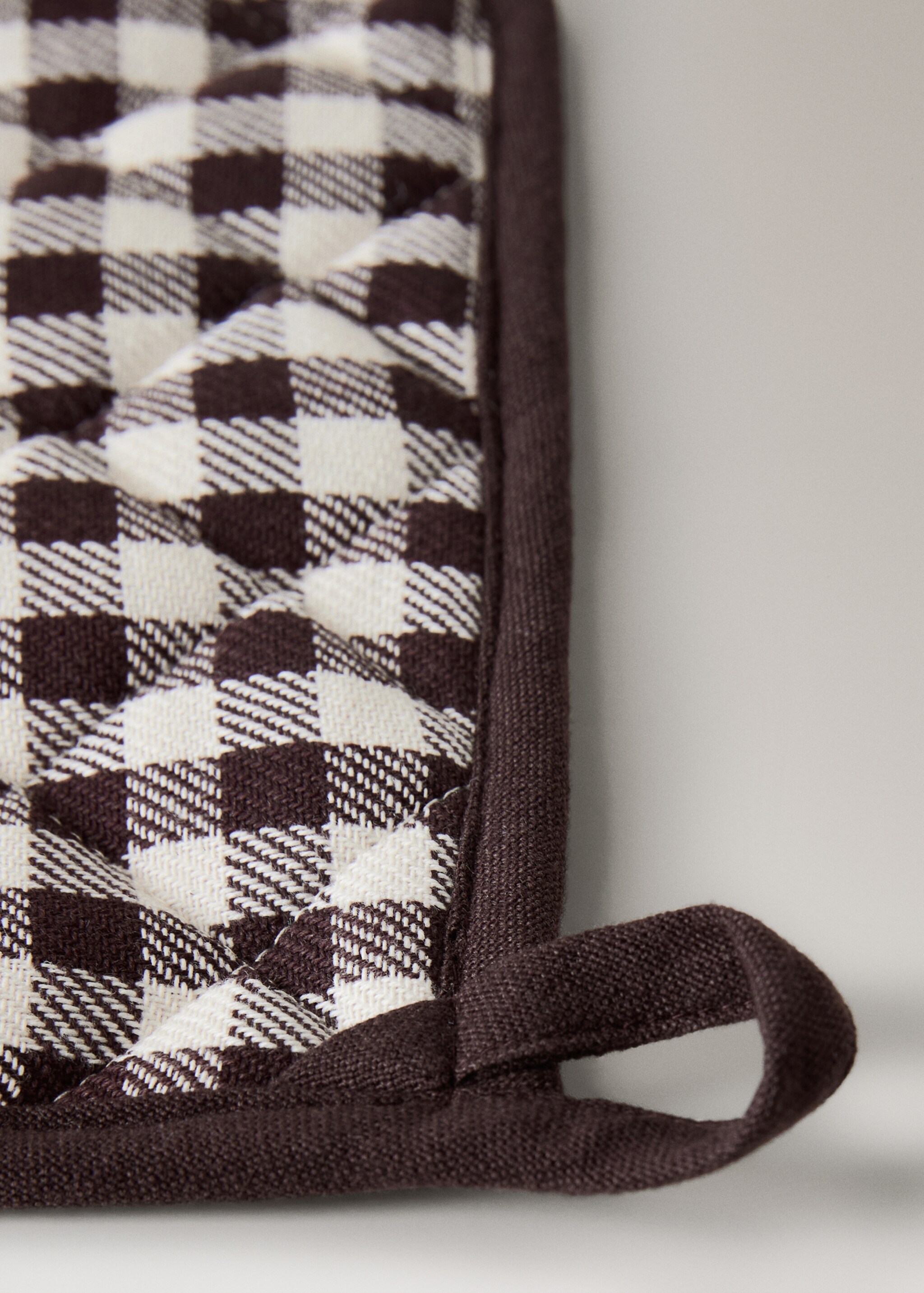 Kitchen pothold basicgin - Details of the article 1, Grey. Ref: 17043330-00.