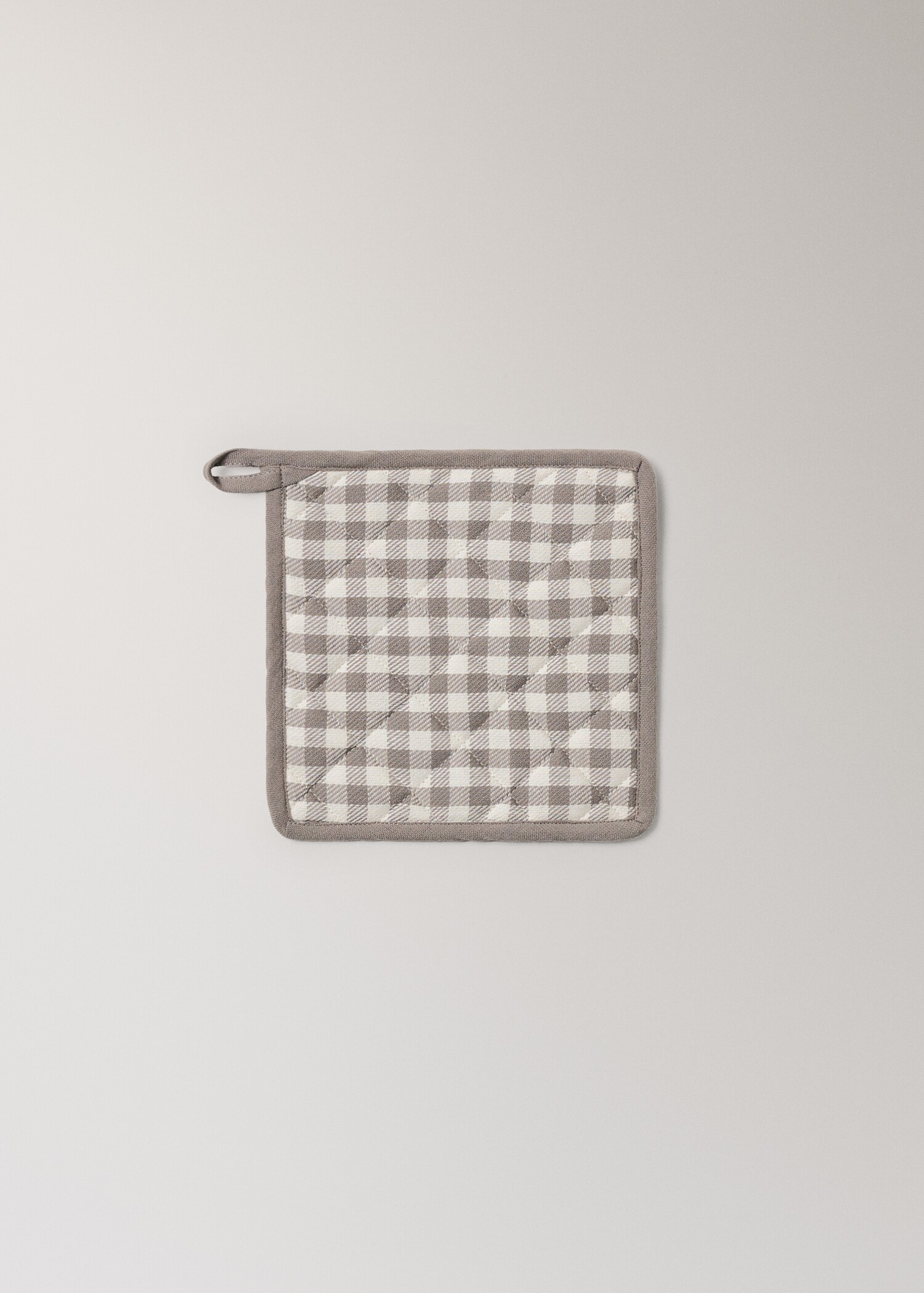 Gingham cotton pot holder - Article without model