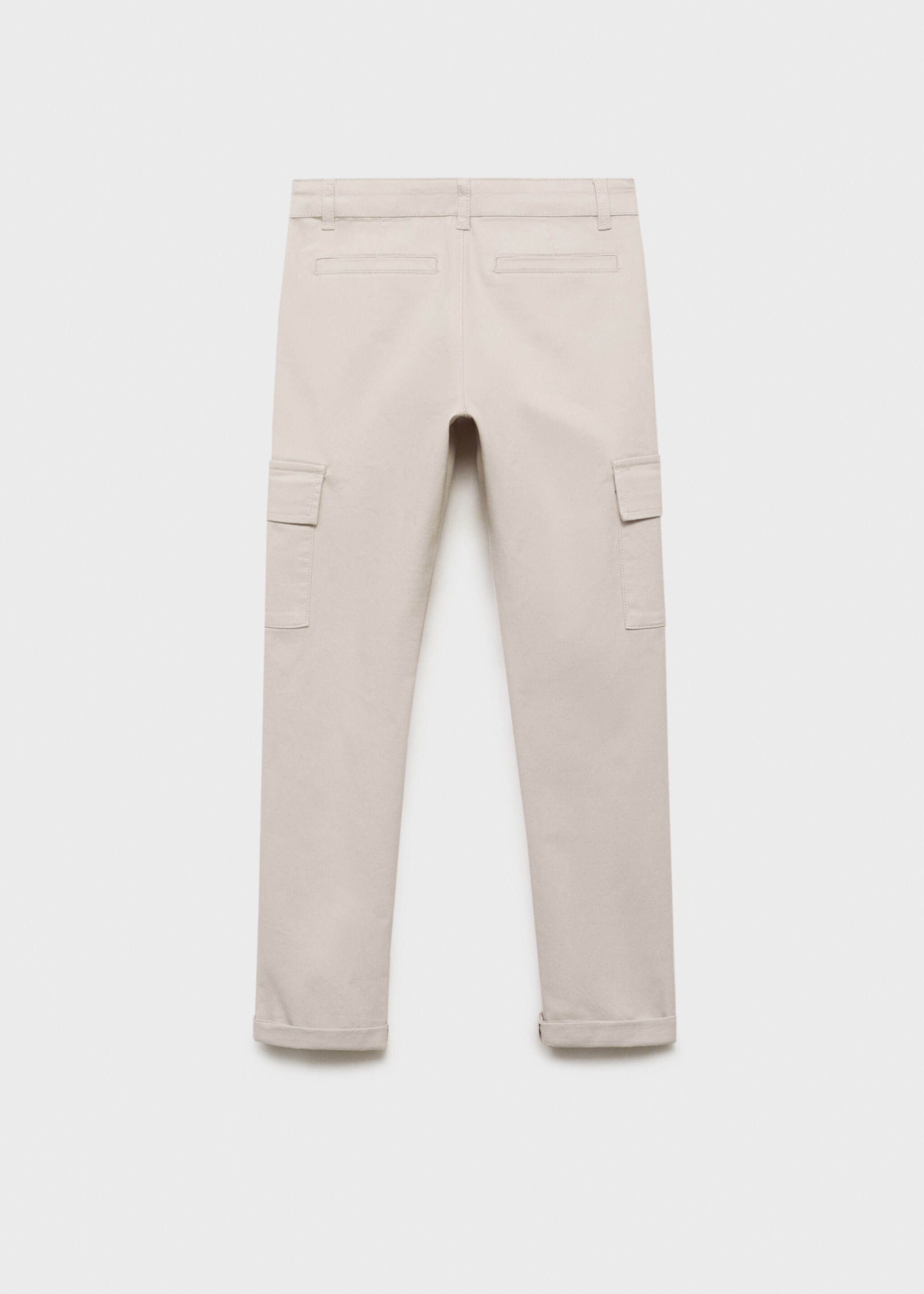 Pantalón cargo algodón - Reverso del artículo