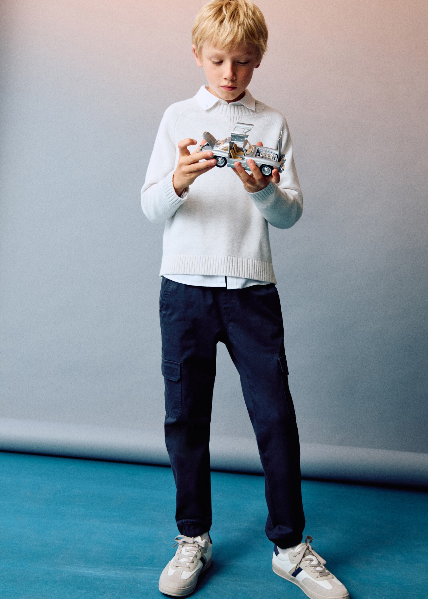Cotton cargo trousers - Details of the article 6
