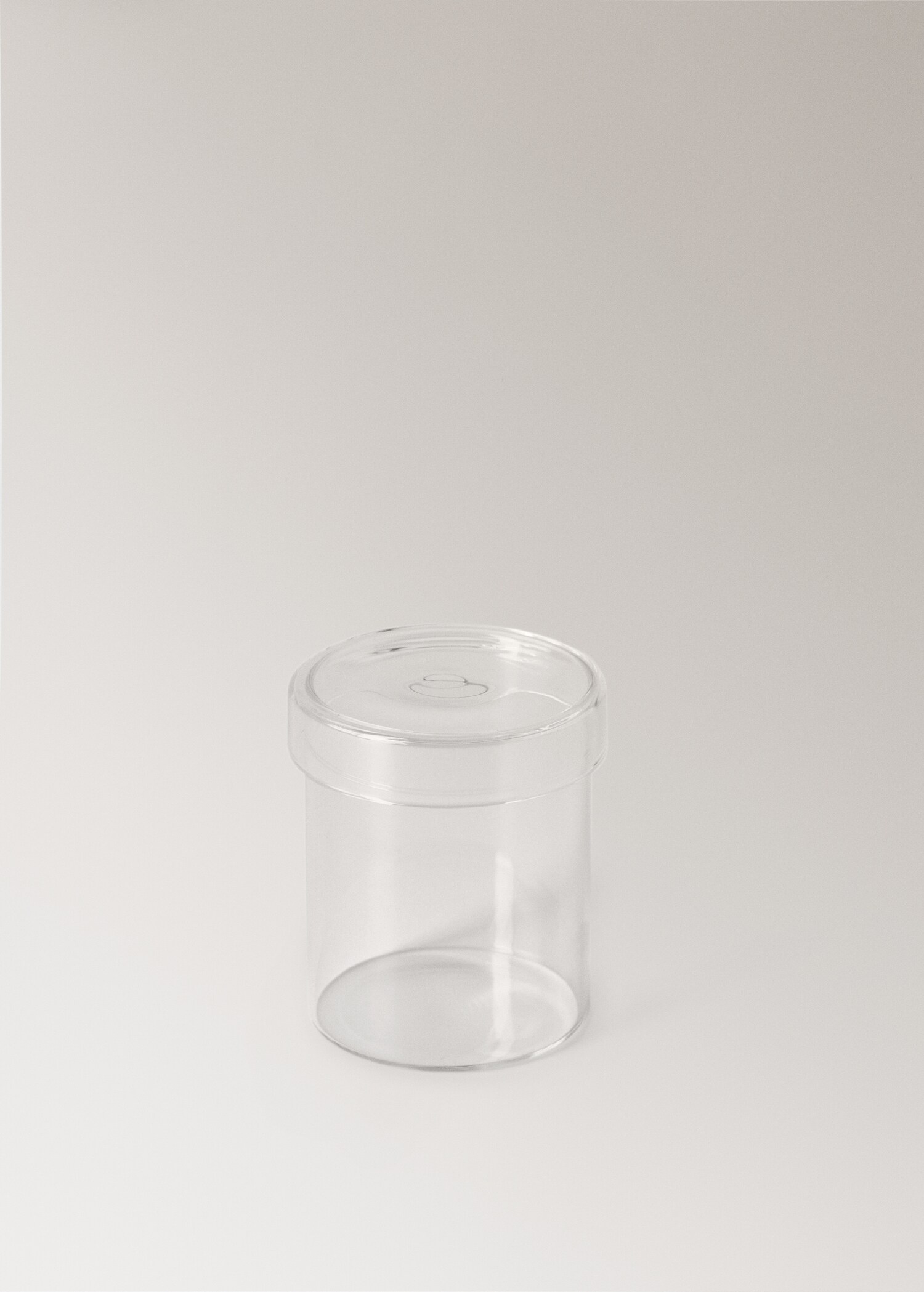 Bocal de salle de bain en borosilicate avec couvercle taille L - Détail de l'article 1