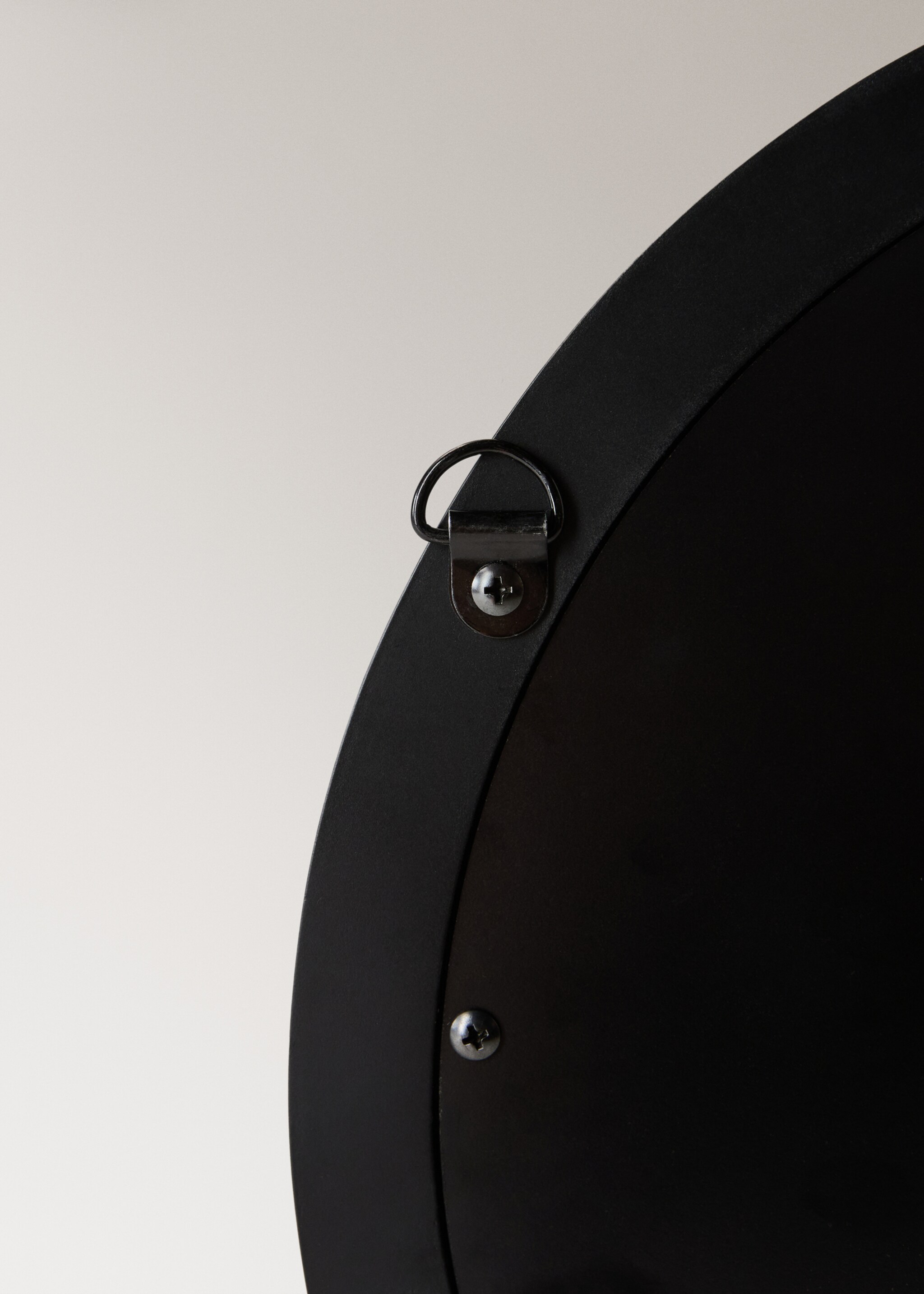 Small convex mirror - Details of the article 2, Black. Ref: 17043801-00.