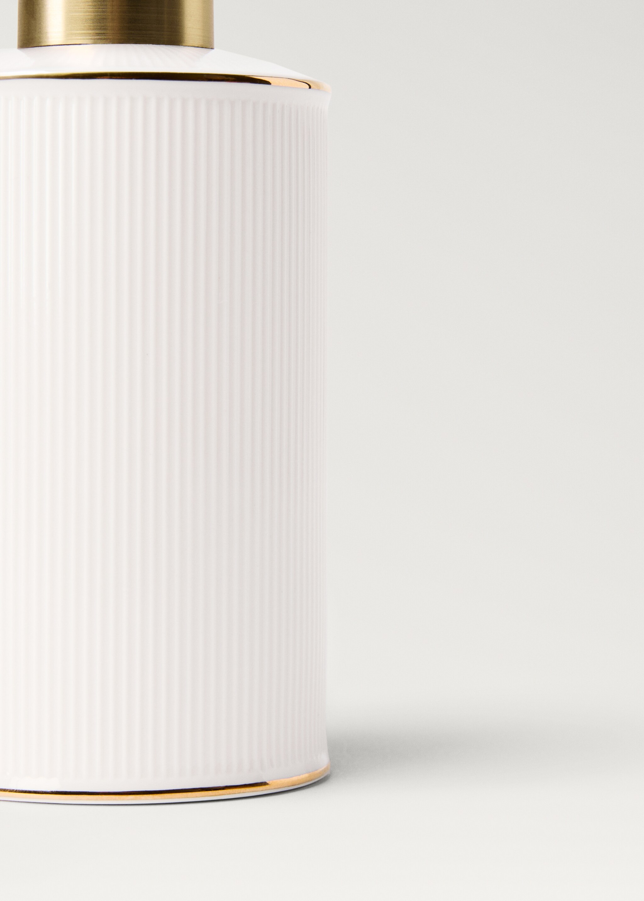 Distributeur de savon en grès à rayures - Détail de l'article 2