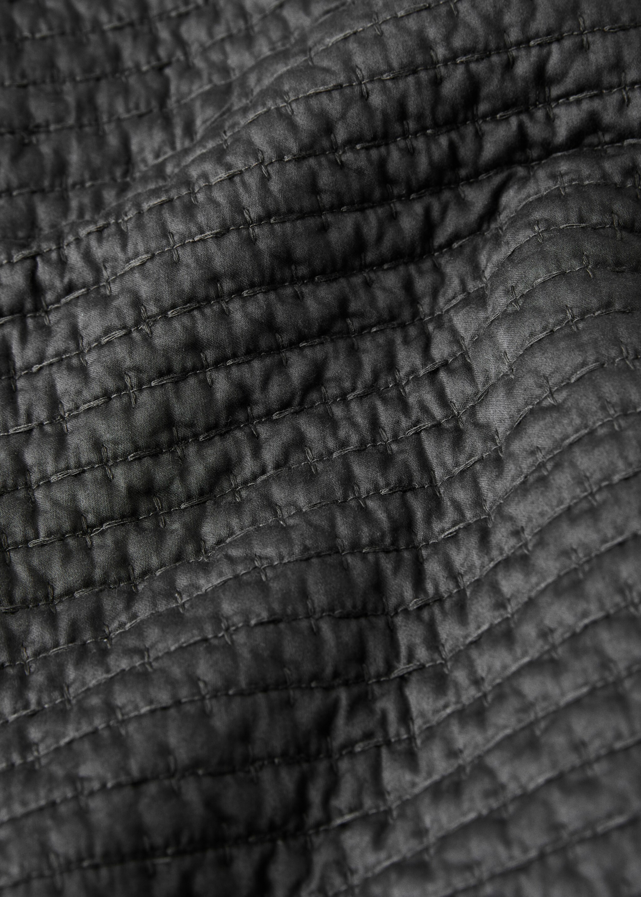 Satinöverkast för 150/160 cm säng - Detaljer om artikeln 2, Grå. Ref: 17043809-00.