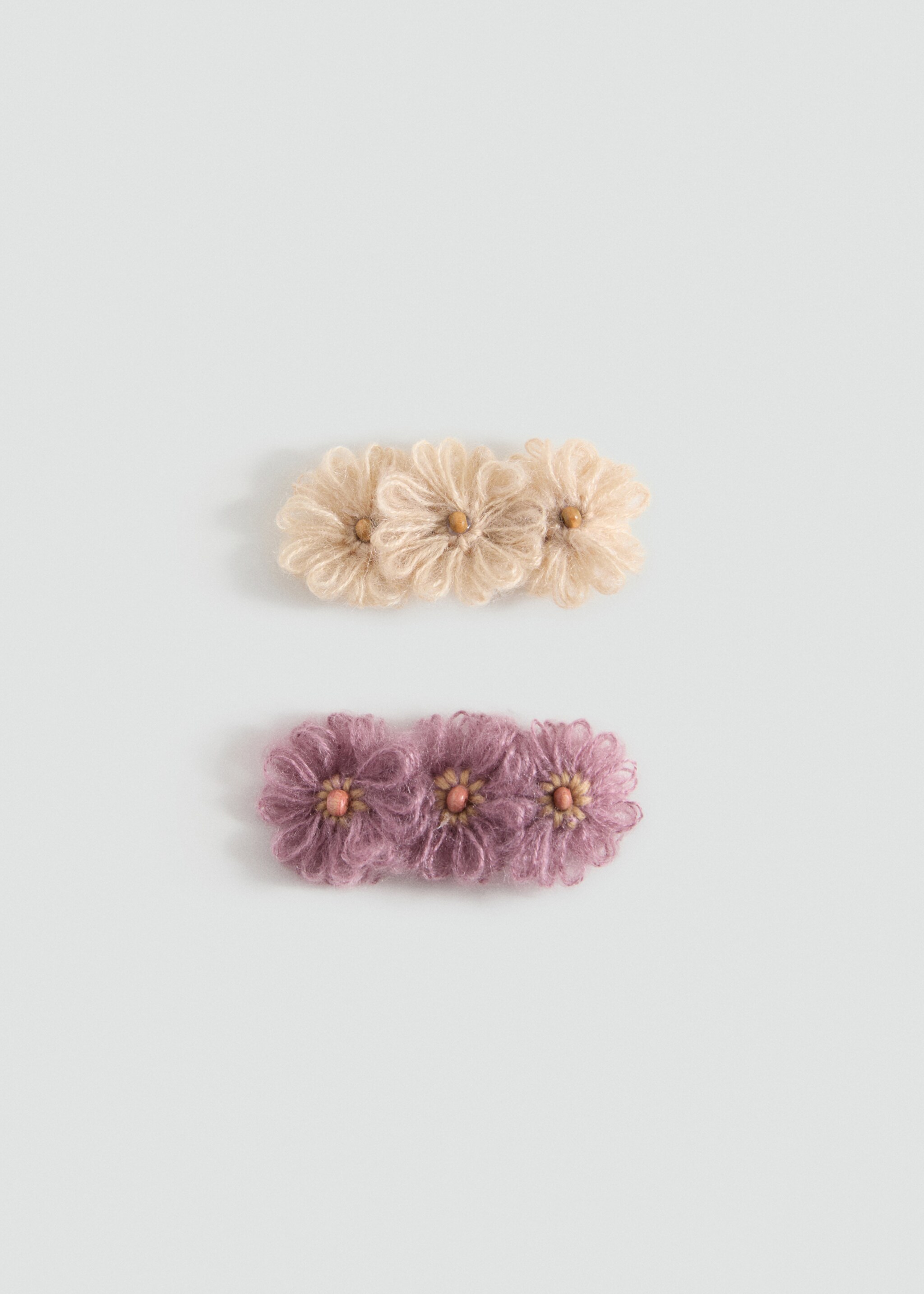 Pack 2 barrettes fleurs - Article sans modèle