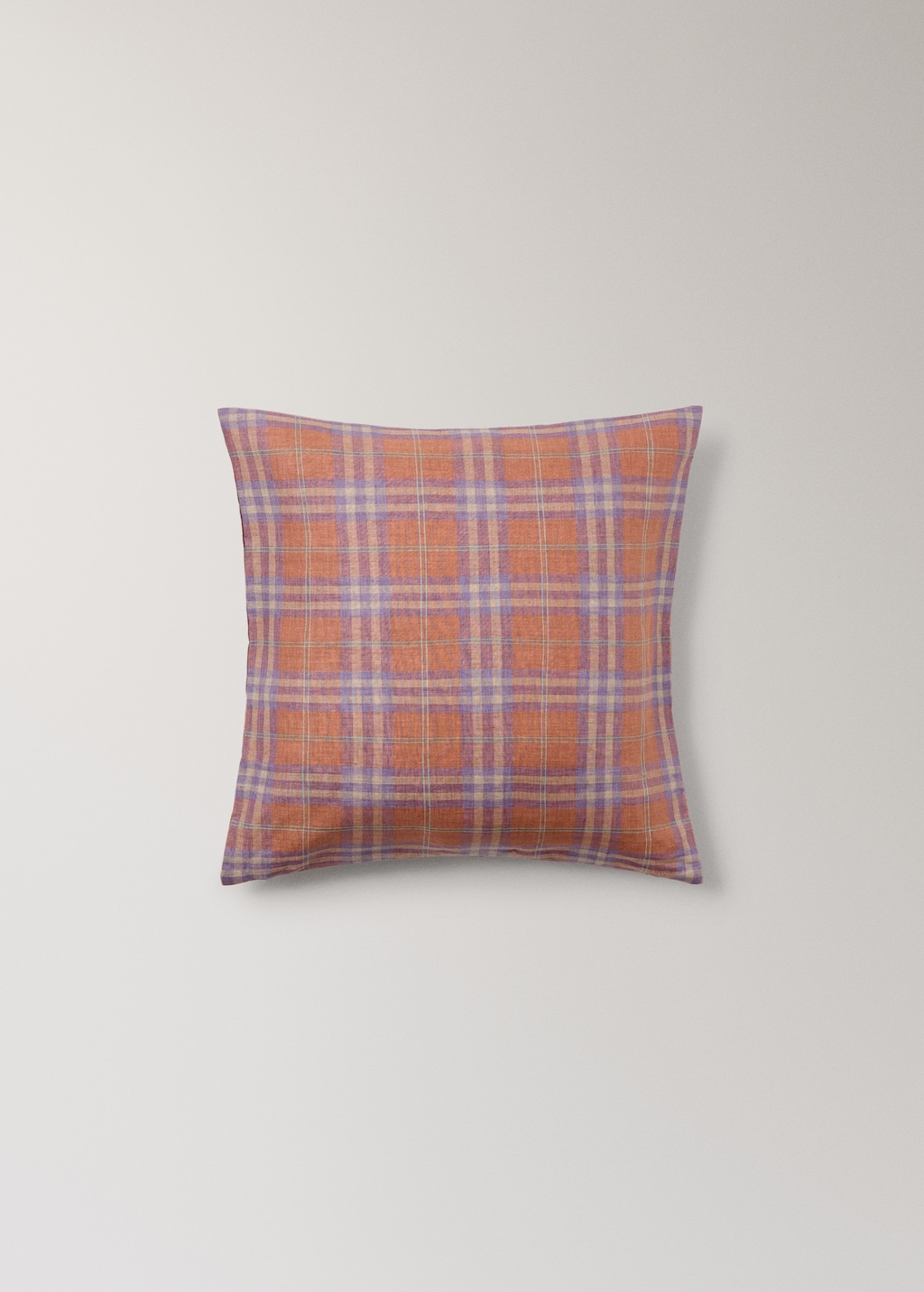 Multi-colored checked children's cushion cover 40x40 cm