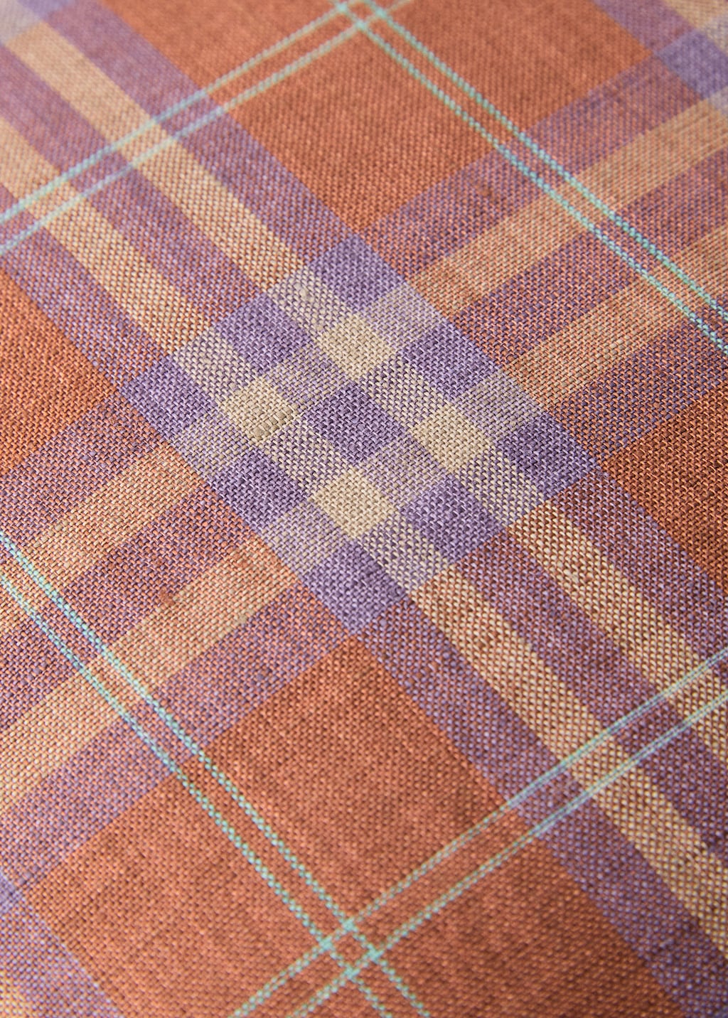 Multi-colored checked children's cushion cover 40x40 cm