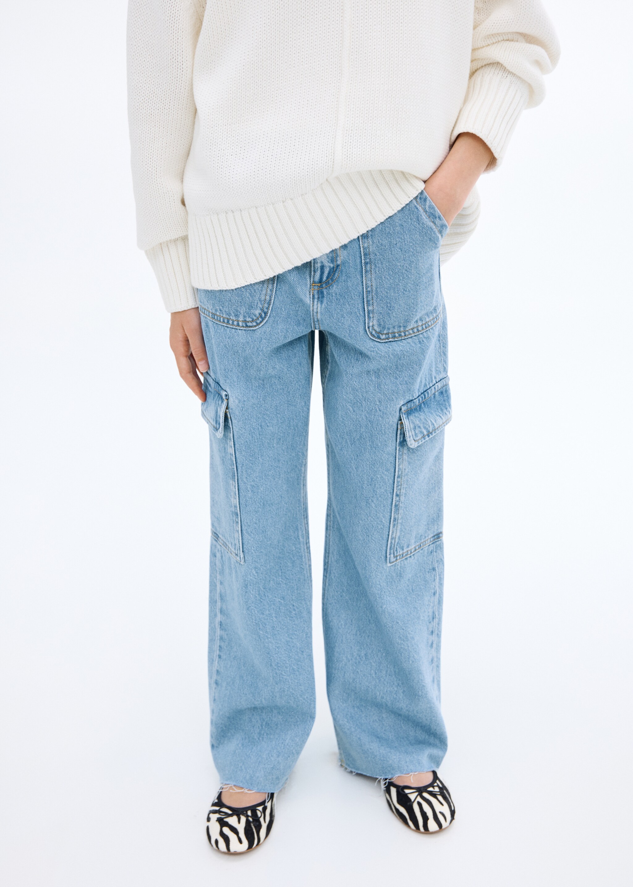 Straight-fit cargo jeans - Details of the article 6