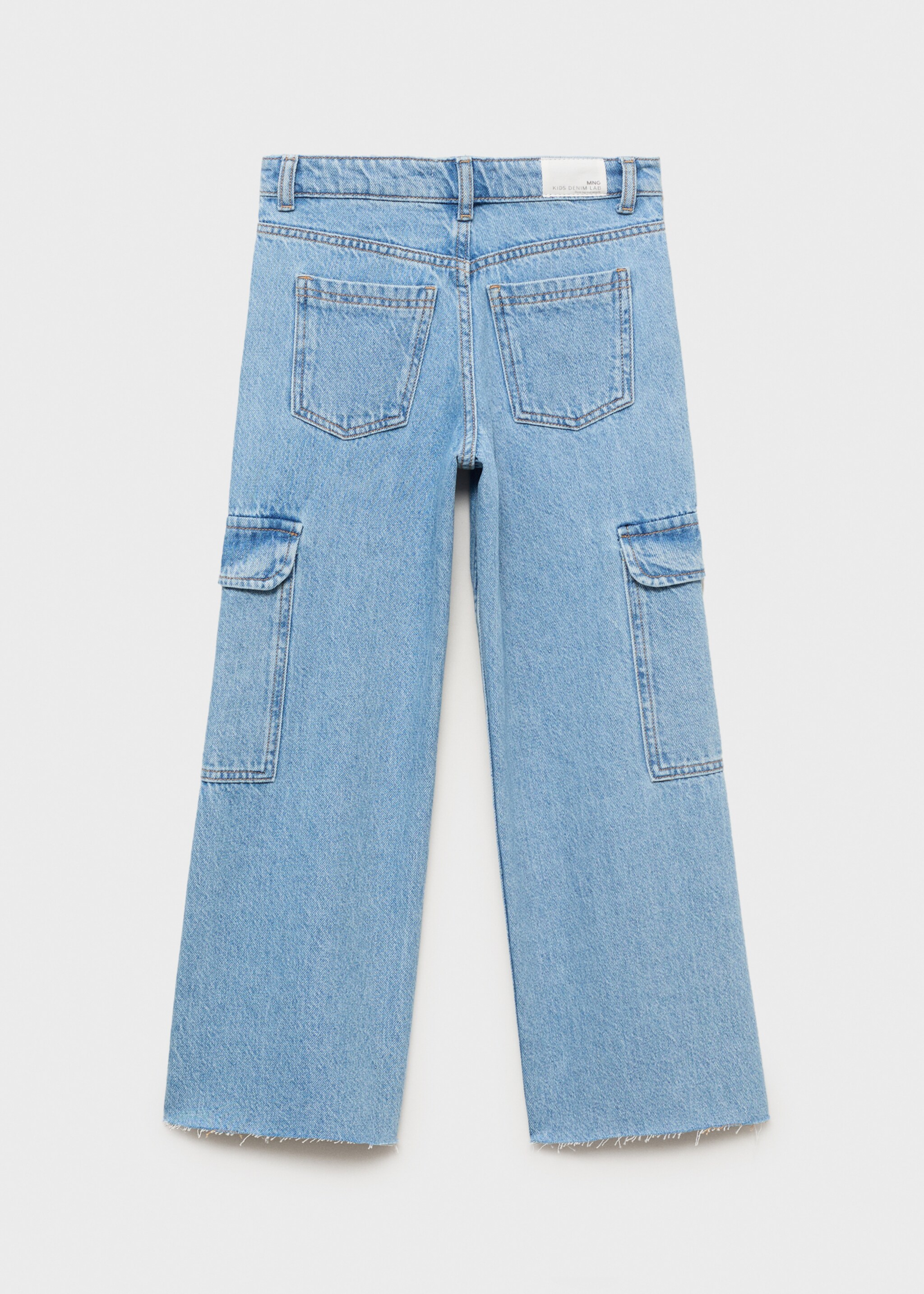 Straight-fit cargo jeans - Reverse of the article