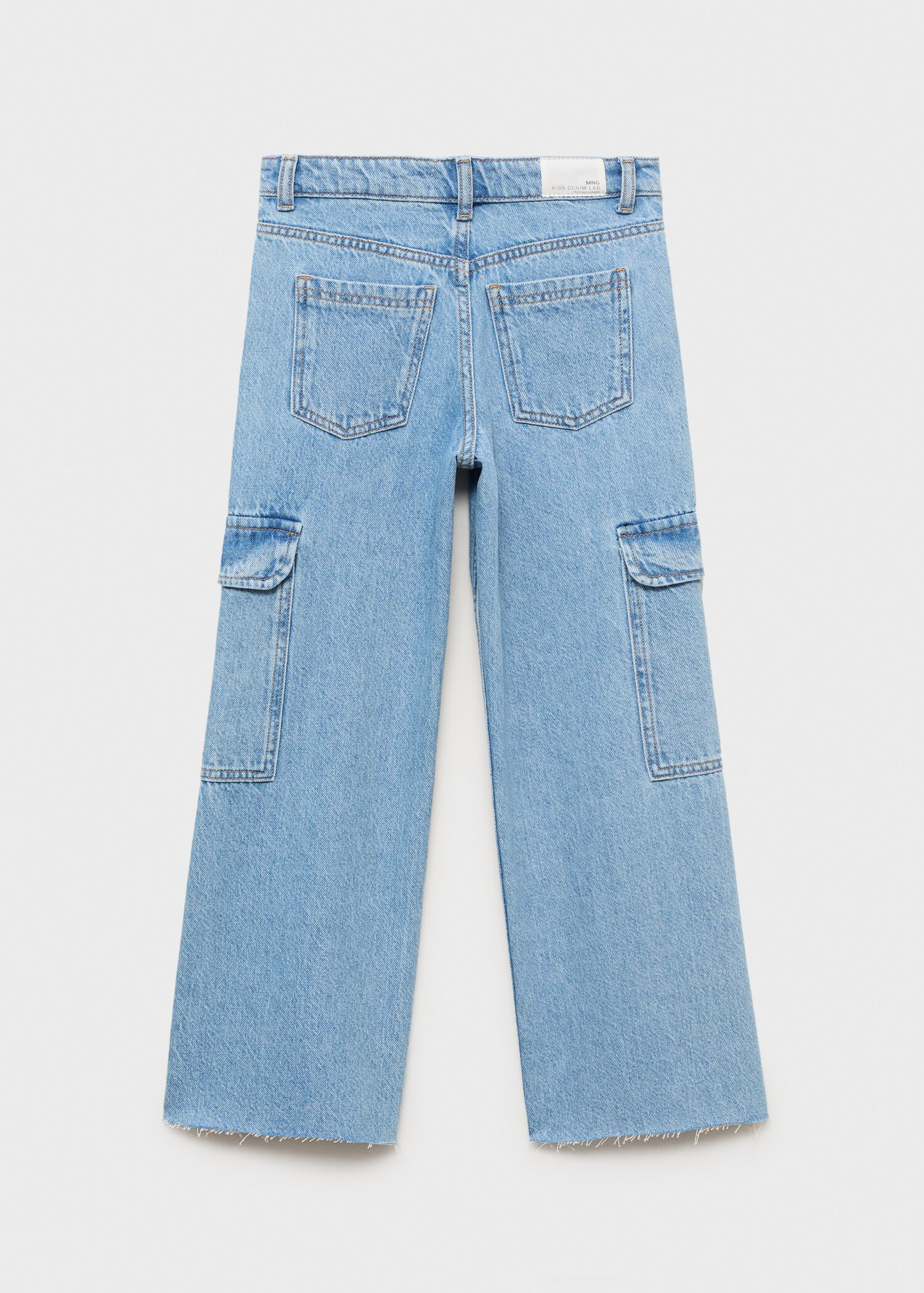 Straight-fit cargo jeans - Reverse of the article