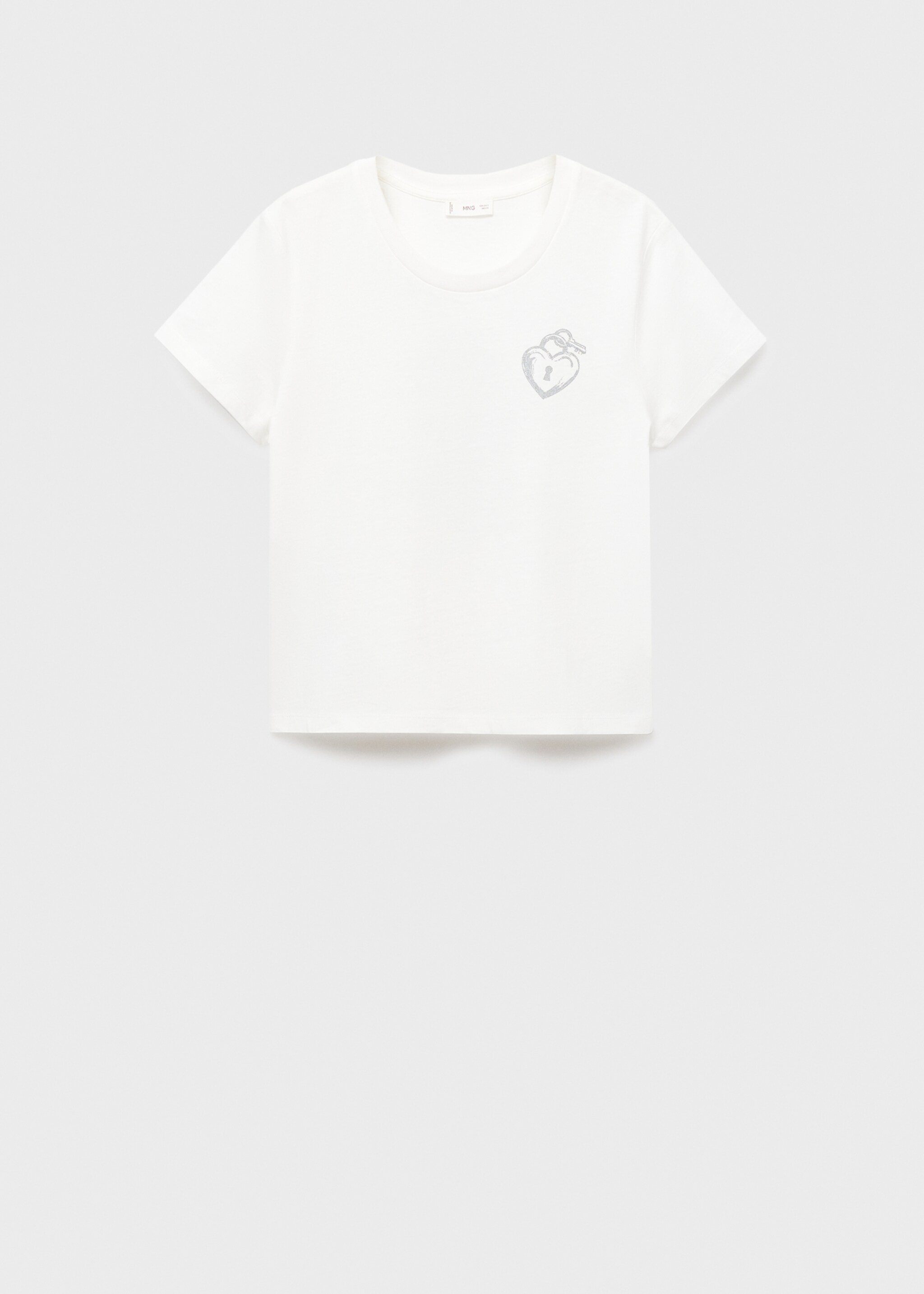 Cotton heart t-shirt - Article without model